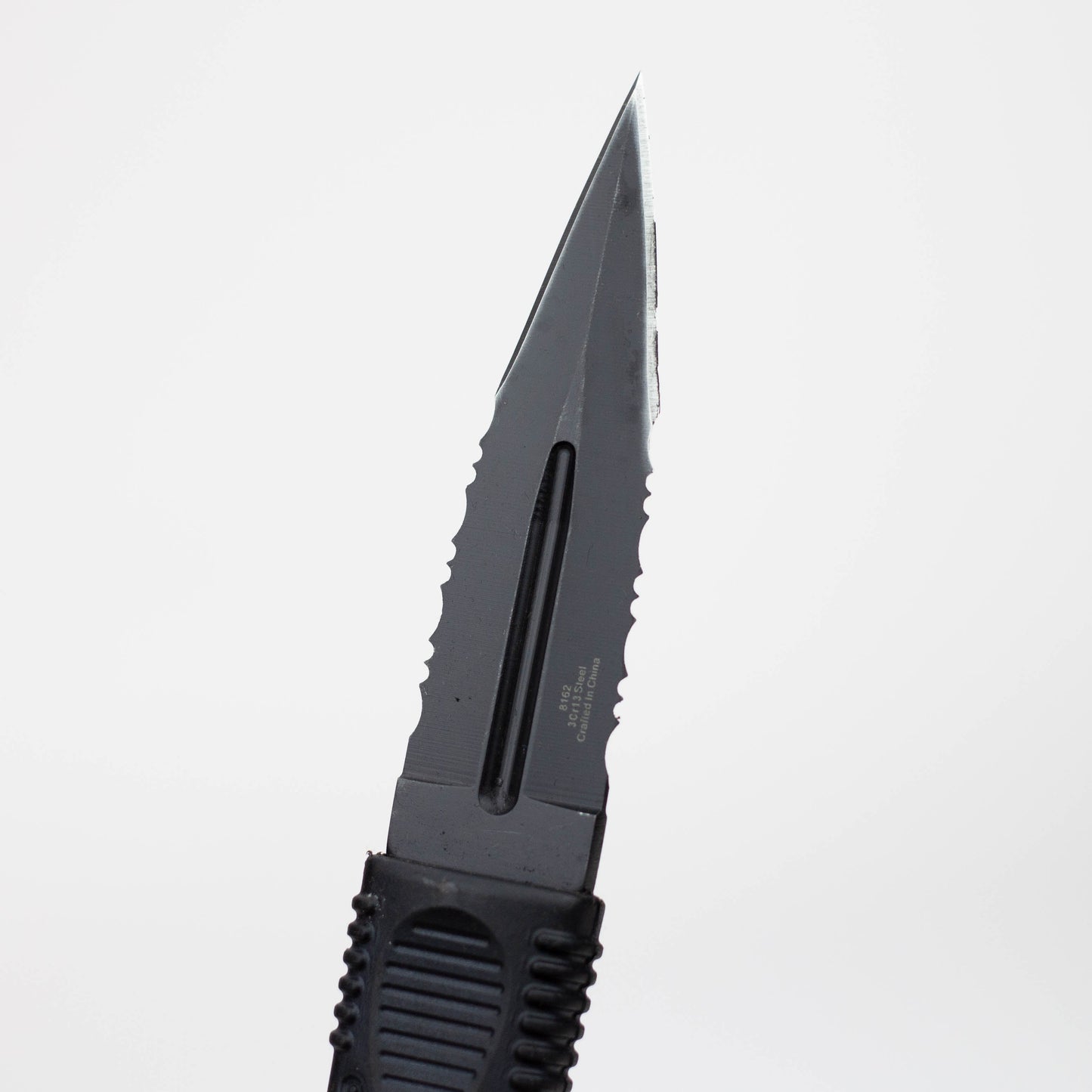 7.75" Zomb-War Black Boot Hunting Knife with Sheath [8162]_2
