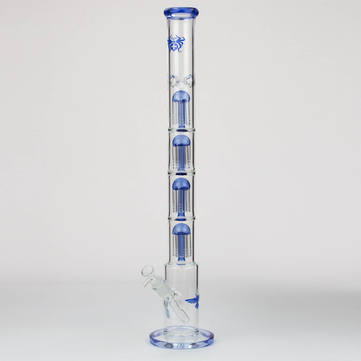 26" Xtreme Quad-percolator 7 mm glass Bong [XTR411]_5