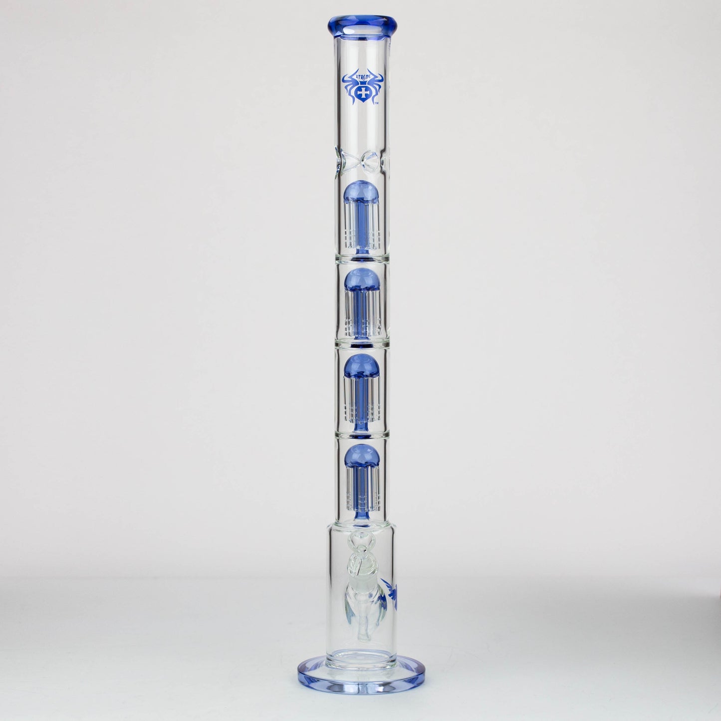 26" Xtreme Quad-percolator 7 mm glass Bong [XTR411]_7