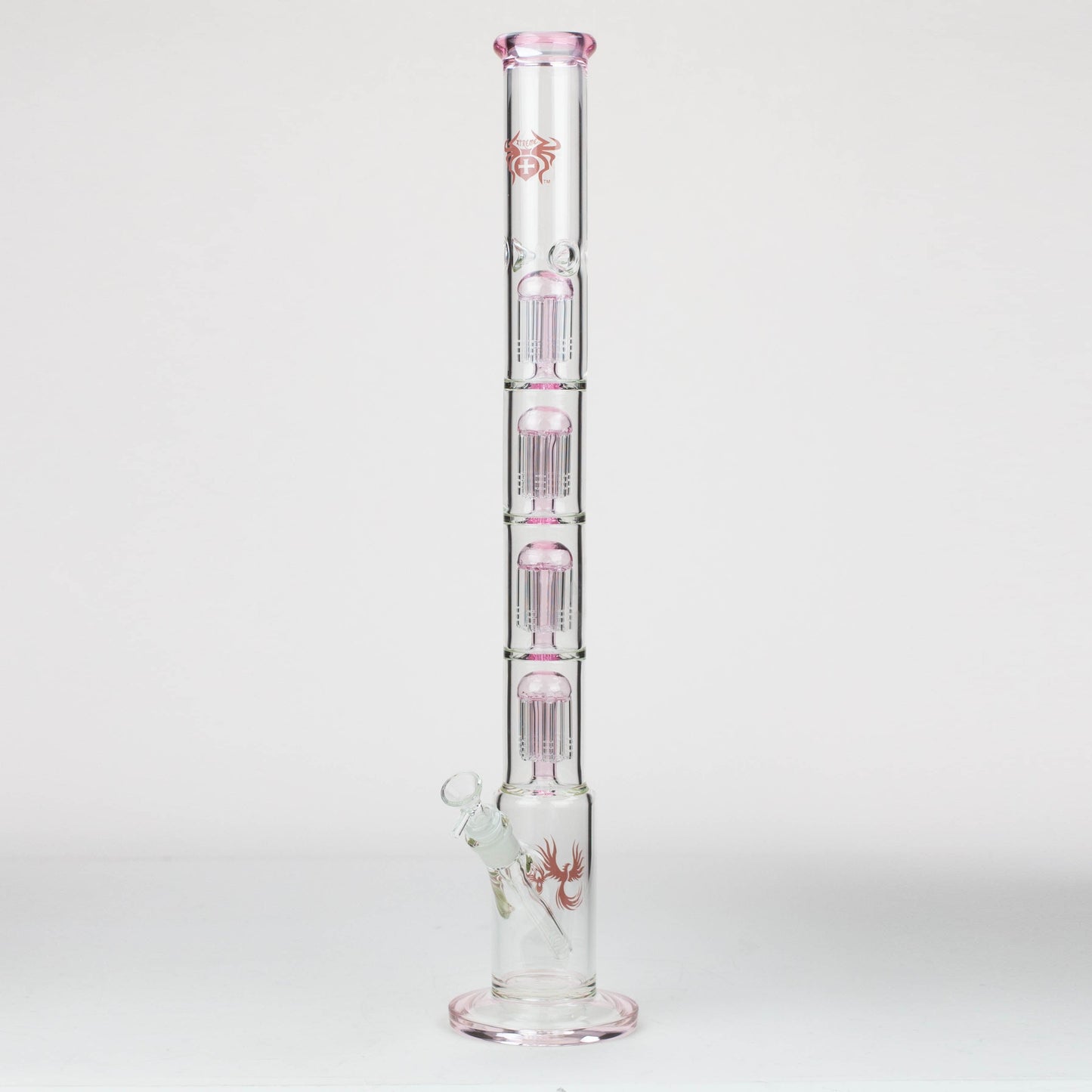 26" Xtreme Quad-percolator 7 mm glass Bong [XTR411]_4