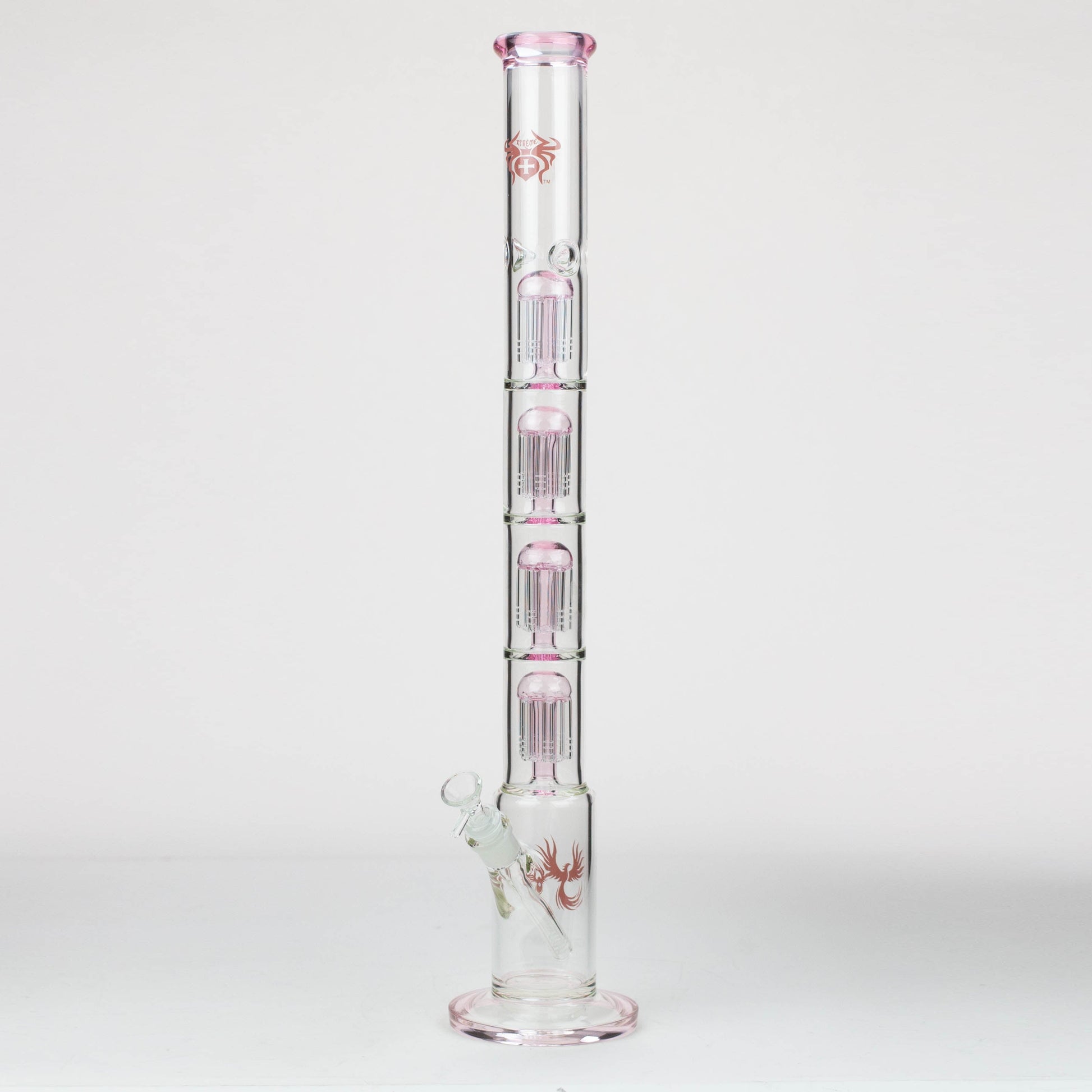 26" Xtreme Quad-percolator 7 mm glass Bong [XTR411]_4