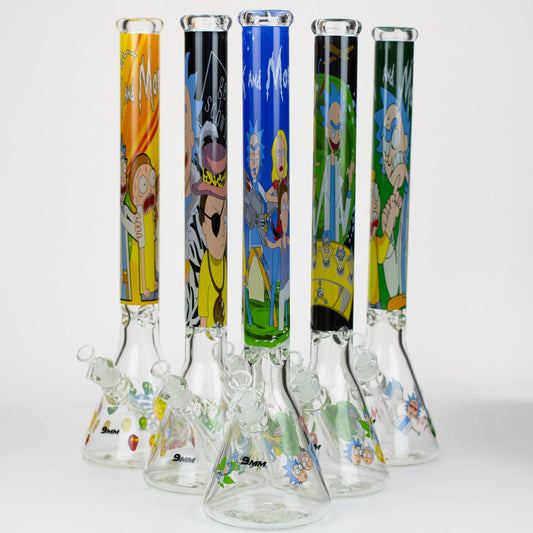 22" RM Cartoon 9 mm glass water bong [16800]_0