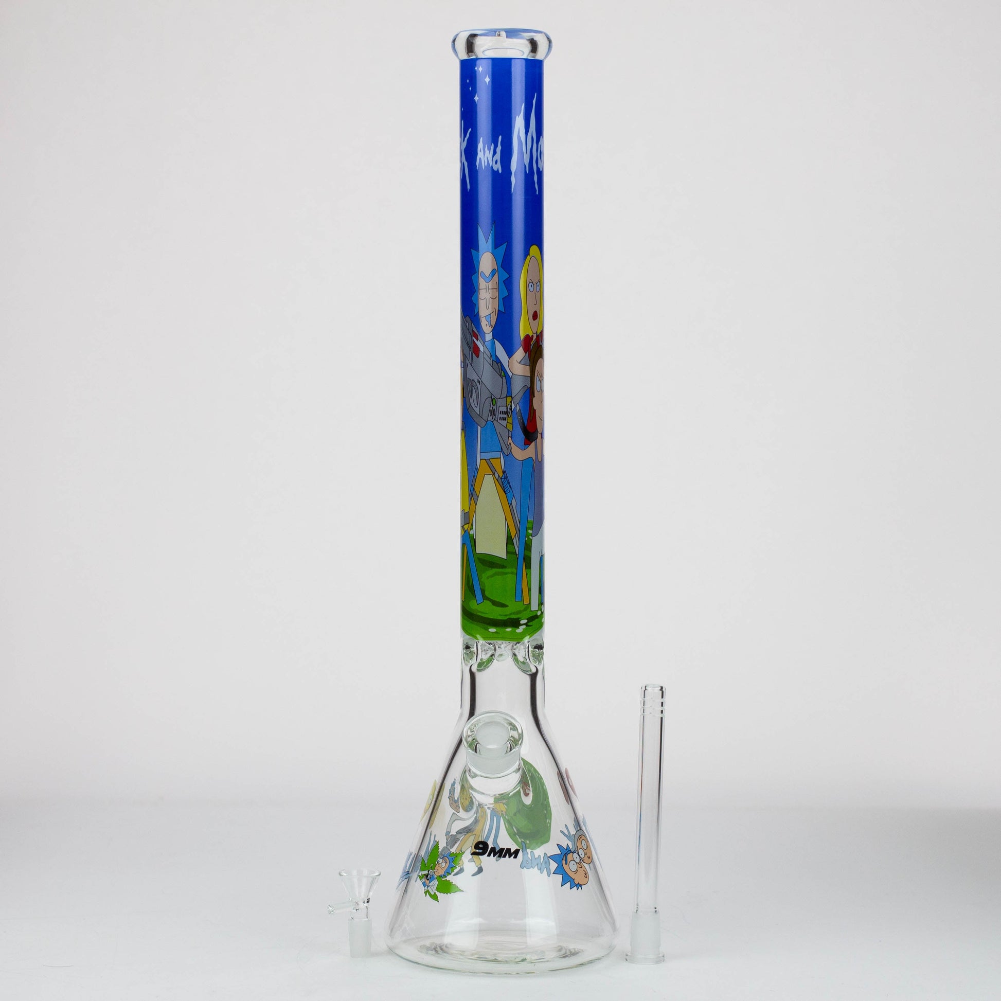 22" RM Cartoon 9 mm glass water bong [16800]_5