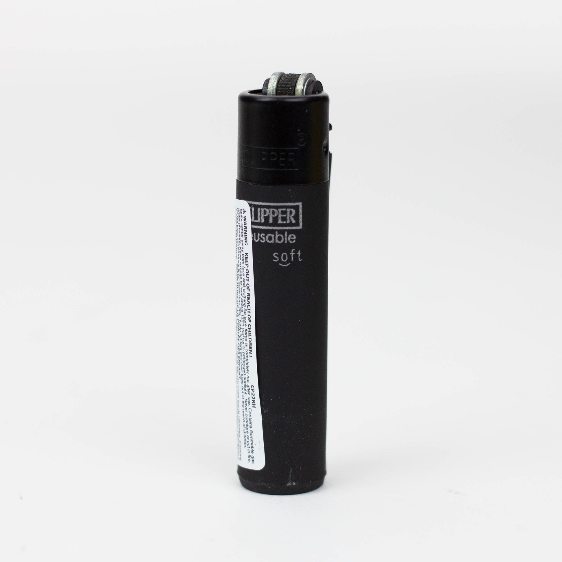 Clipper Micro SOFTTOUCH black Refillable Lighters_1