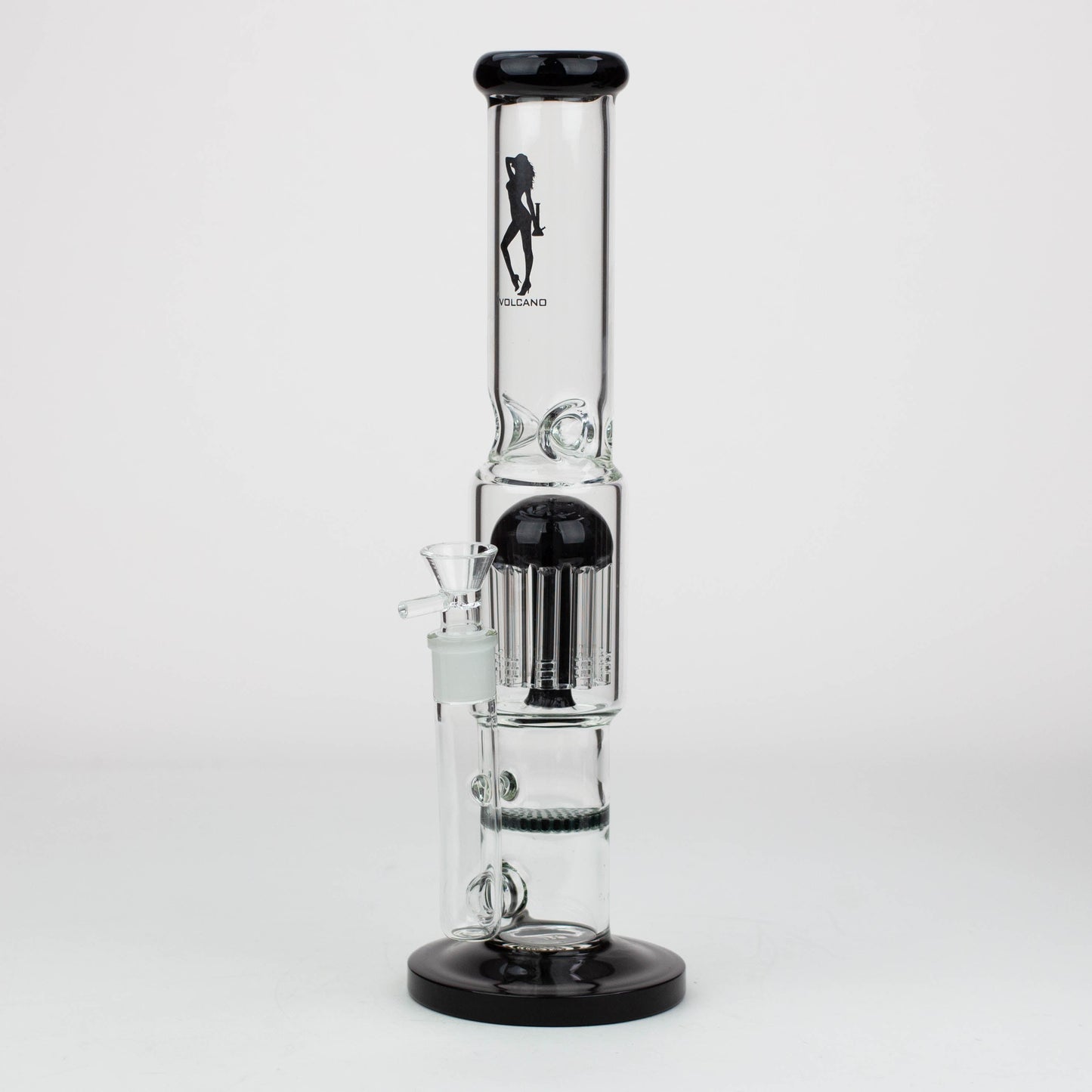 15" Volcano tree arm percolator and honeycomb diffuser glass bong [AK075]_7