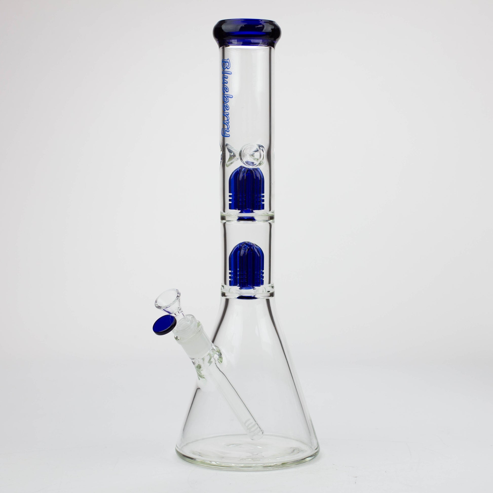 Blueberry-15 inch Double Tree Perc Beaker [S387]_7