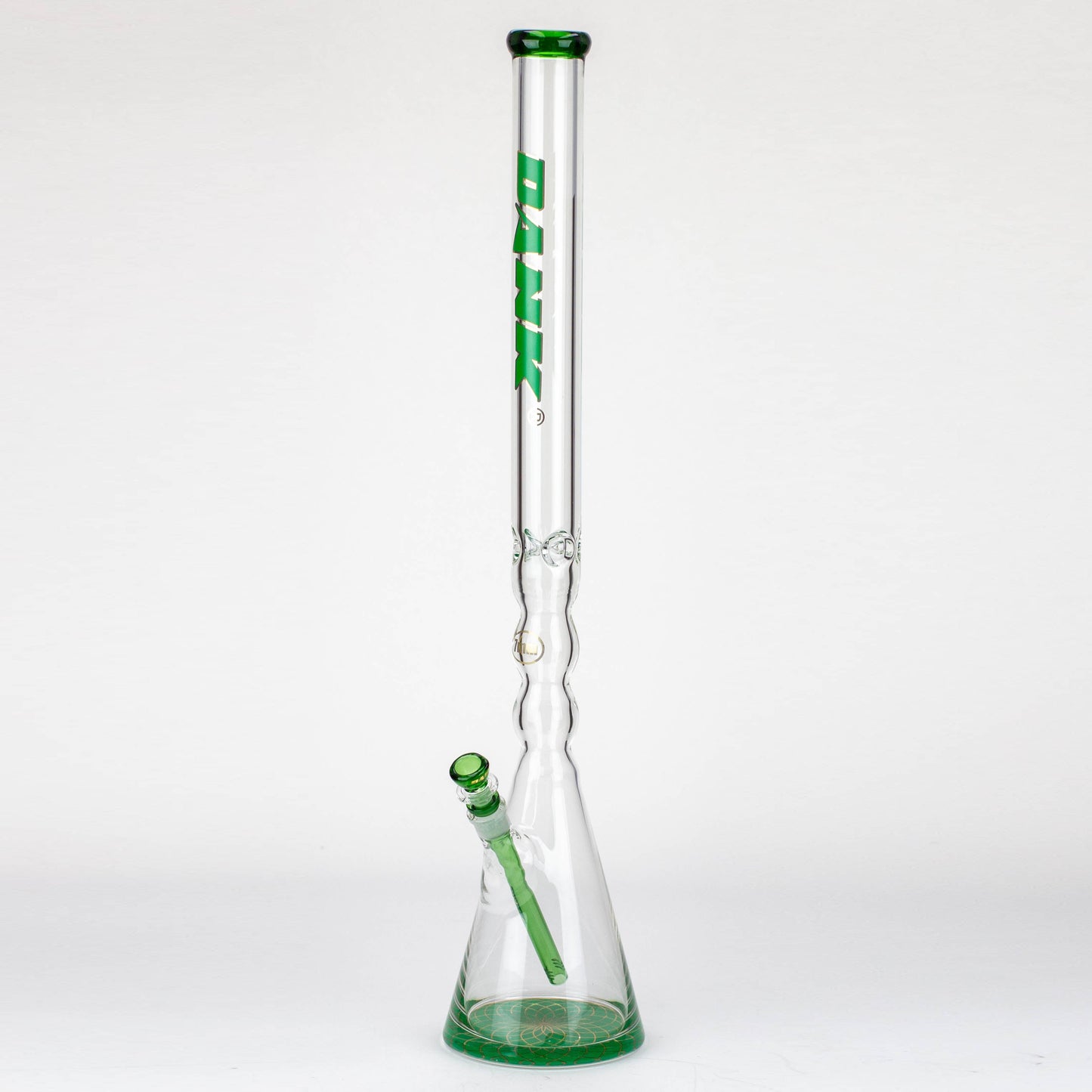 29" DANK 7 mm curved tube beaker water bong_6