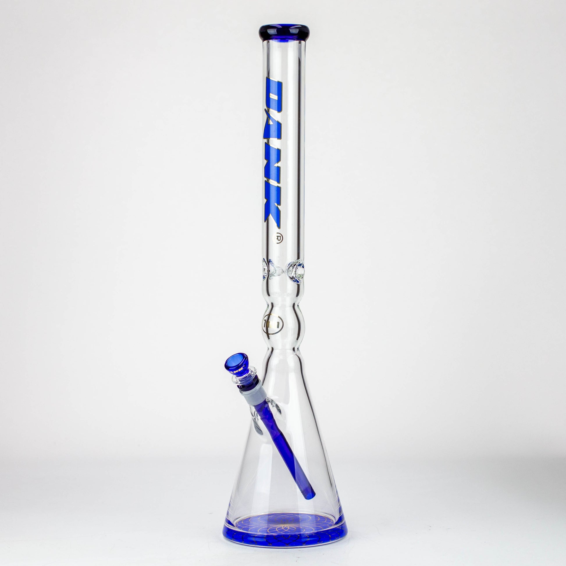 24" DANK 7 mm curved tube beaker water bong_5