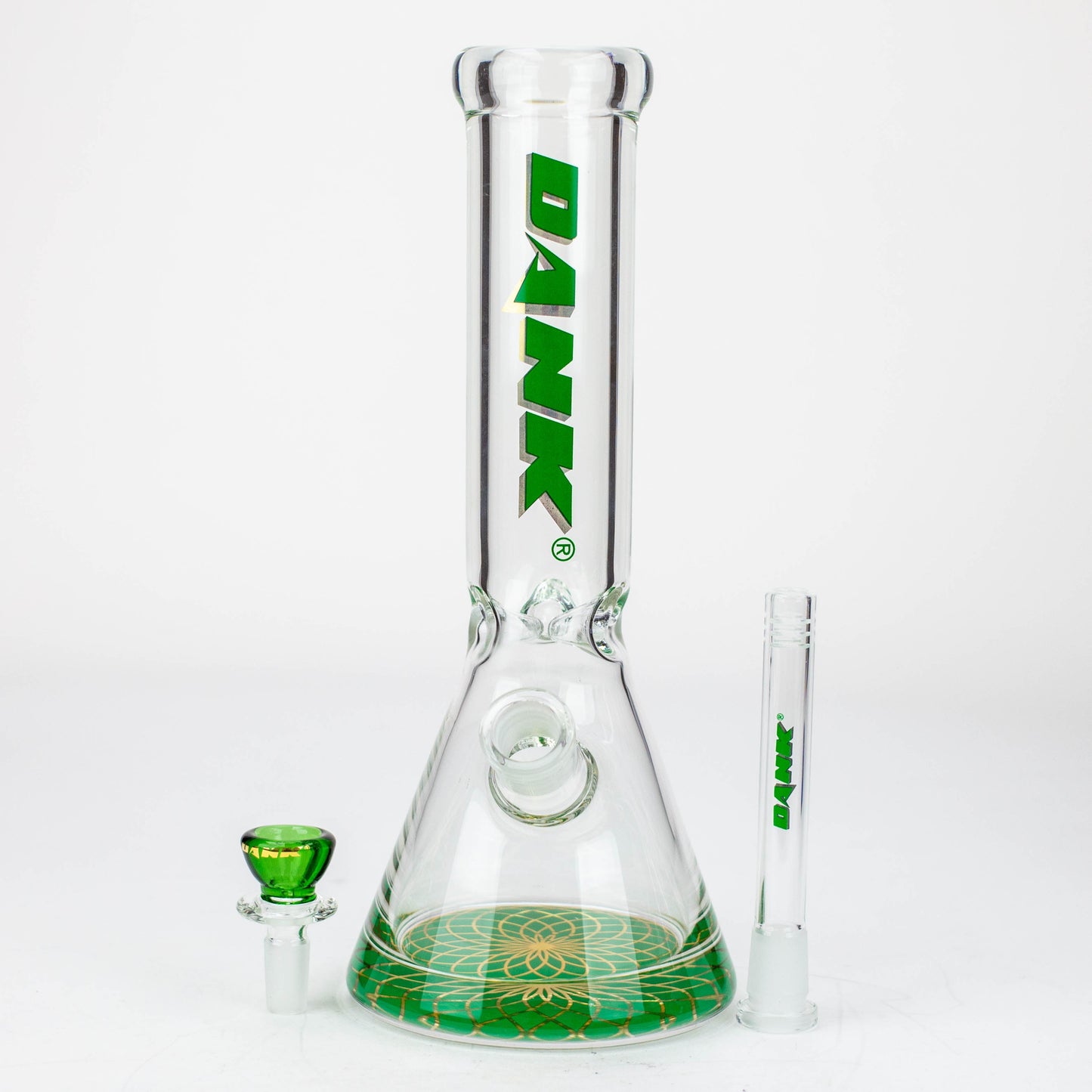 12" DANK 7 mm Thick beaker bong with thick base_2