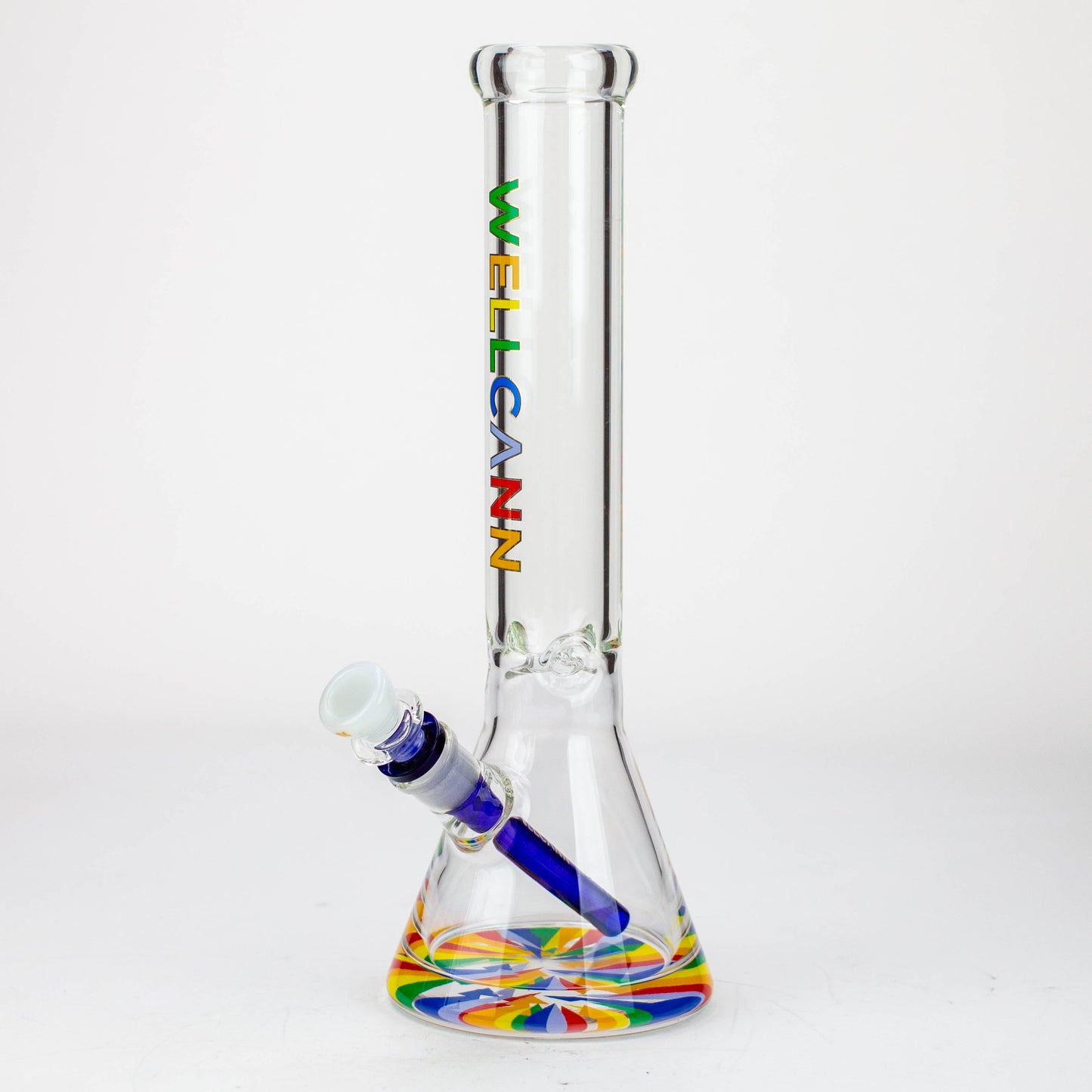 WellCann - 14" 7 mm Thick beaker bong with thick decal base_5