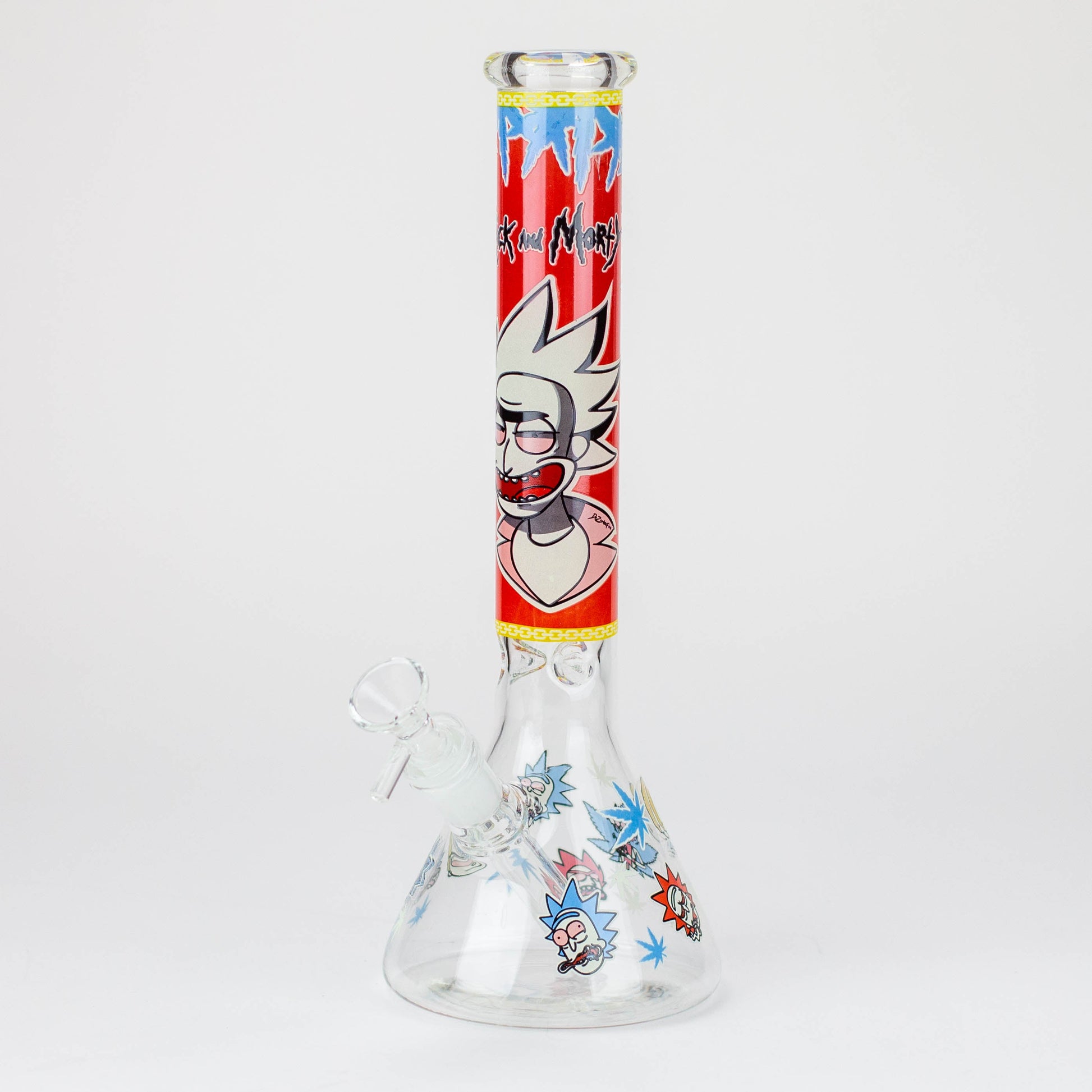 12" RM Cartoon glass water bong-Glow in the dark [GBT21002]_10