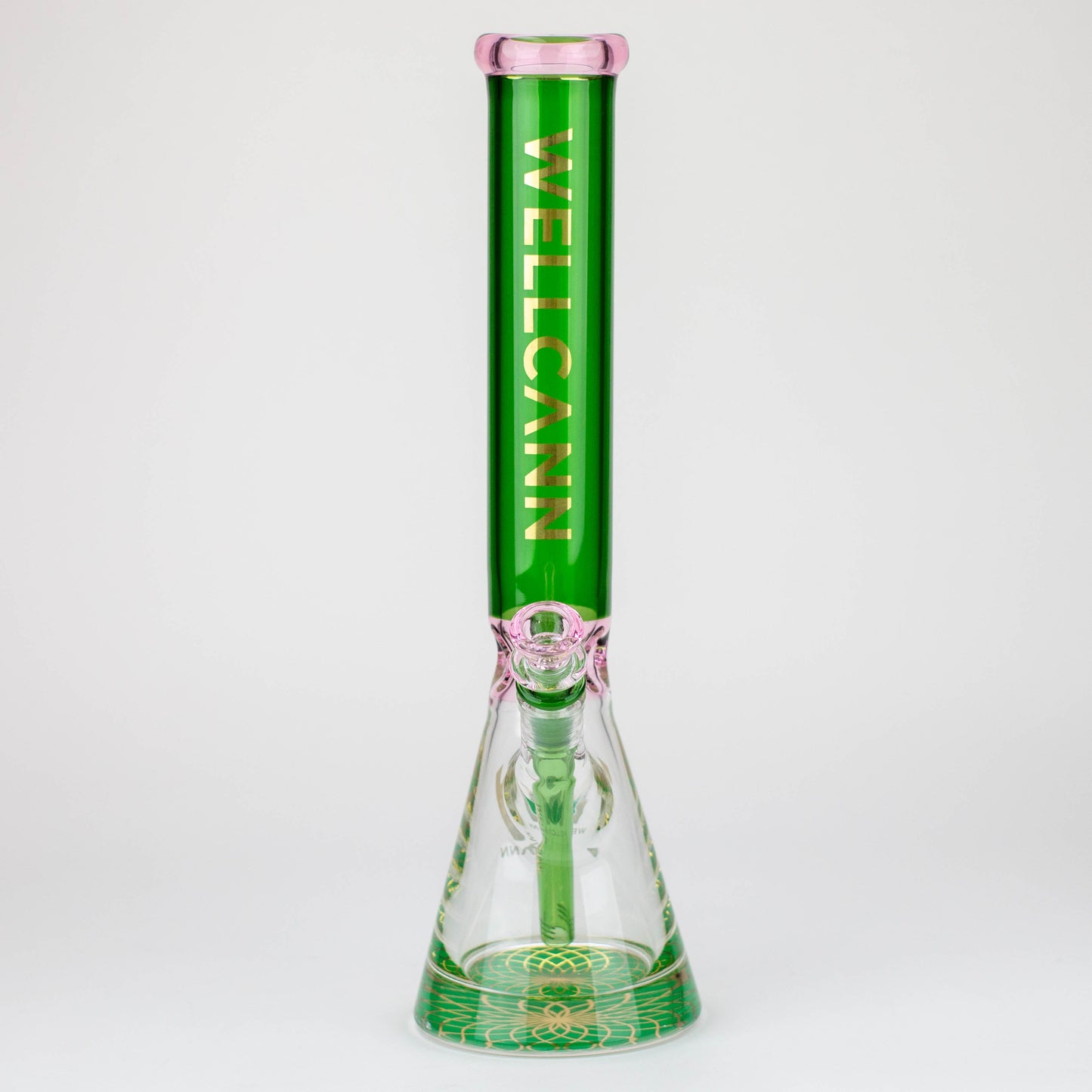 WellCann - 16" 7mm Coloured beaker bong with thick base_6