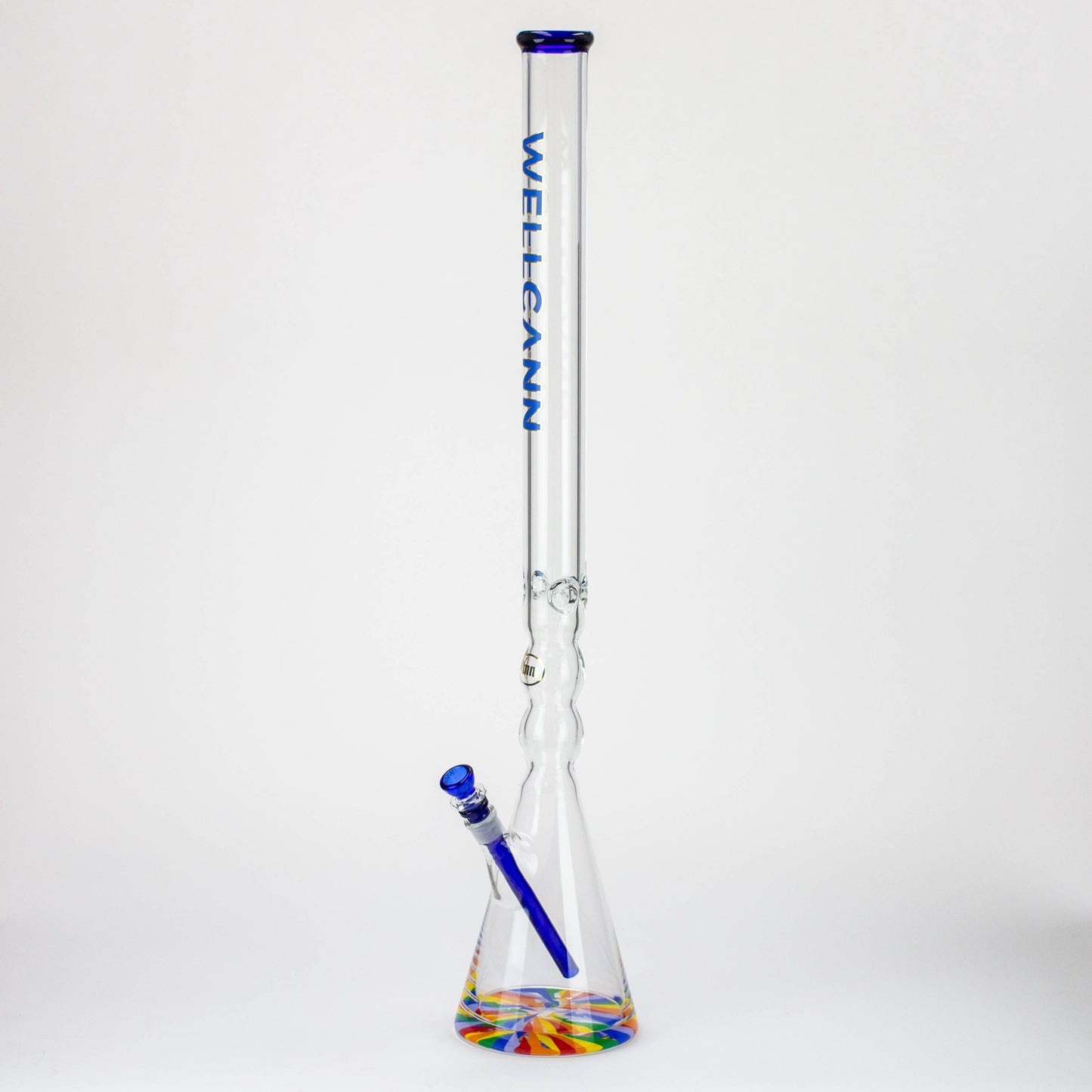 32" WellCann 7 mm curved tube beaker water bong with thick base_6