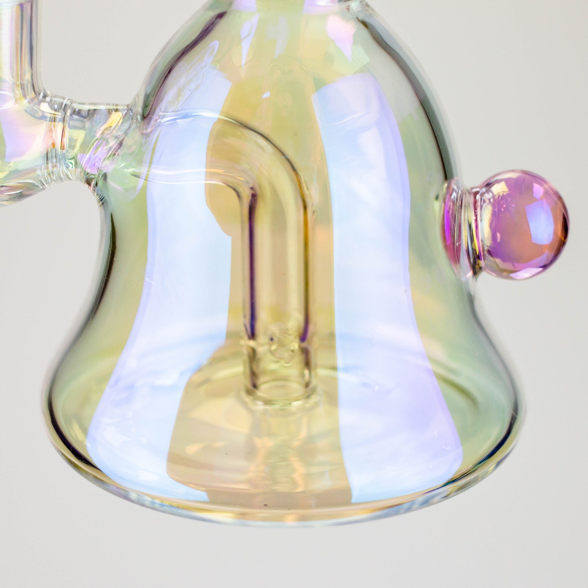 Spark | 6" 2-in-1 fixed 3 hole diffuser Electroplated  bell bubbler_11