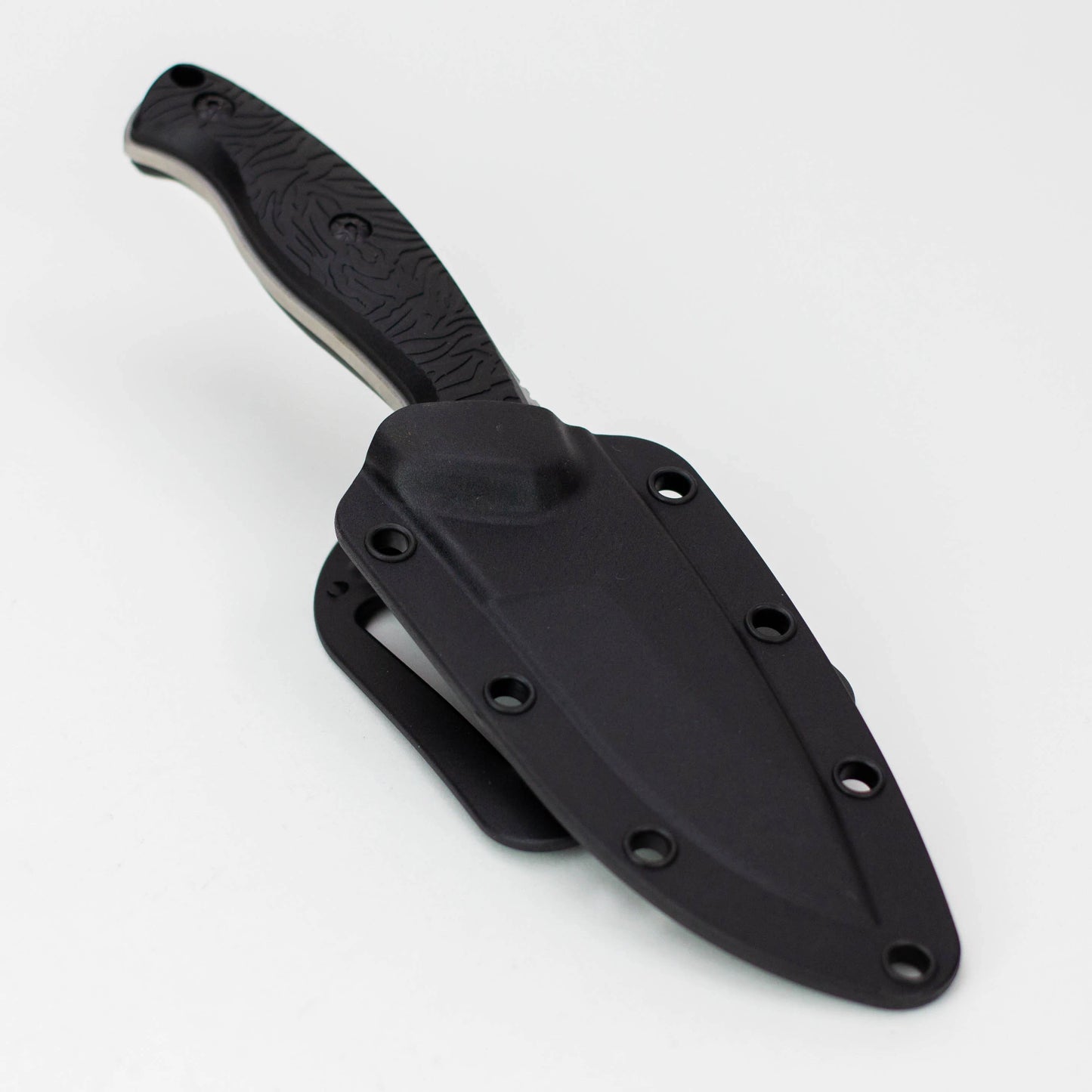 9″ Fixed Blade Full Tang Knife w/ ABS Swivel Sheath [T25145]_5