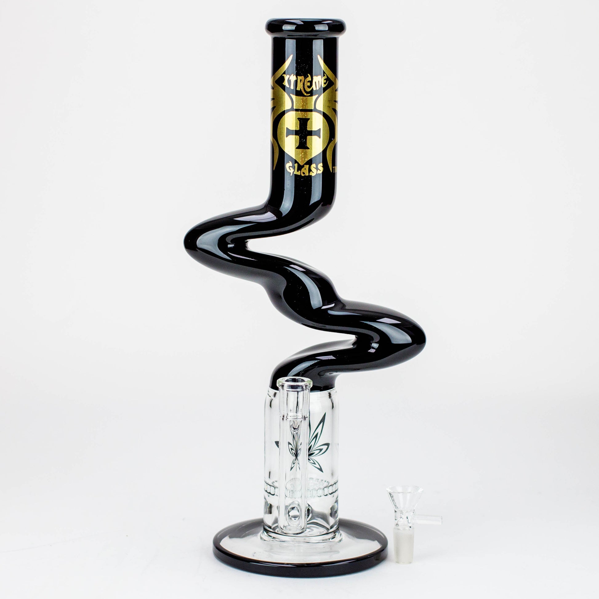 14" Xtream Kink Zong glass water bong [XTR-Z020]_8