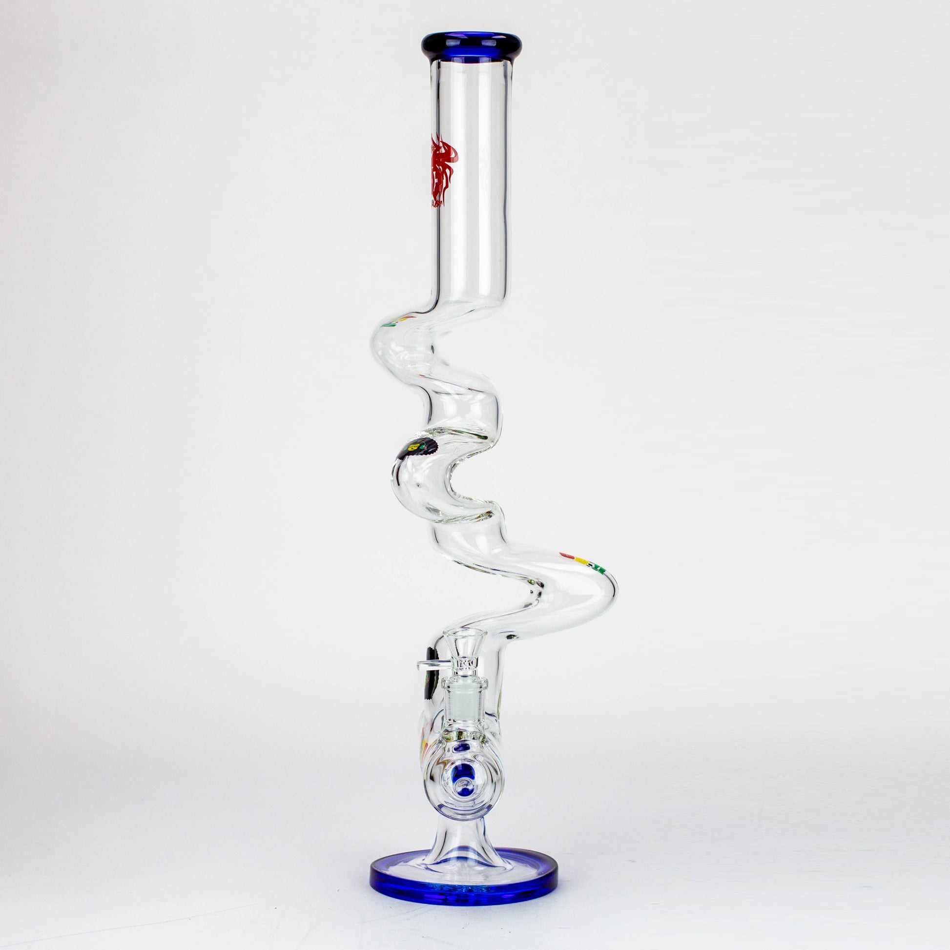 21" Xtream Kink Zong inline diffuser glass water bong [XTR-Z021]_3