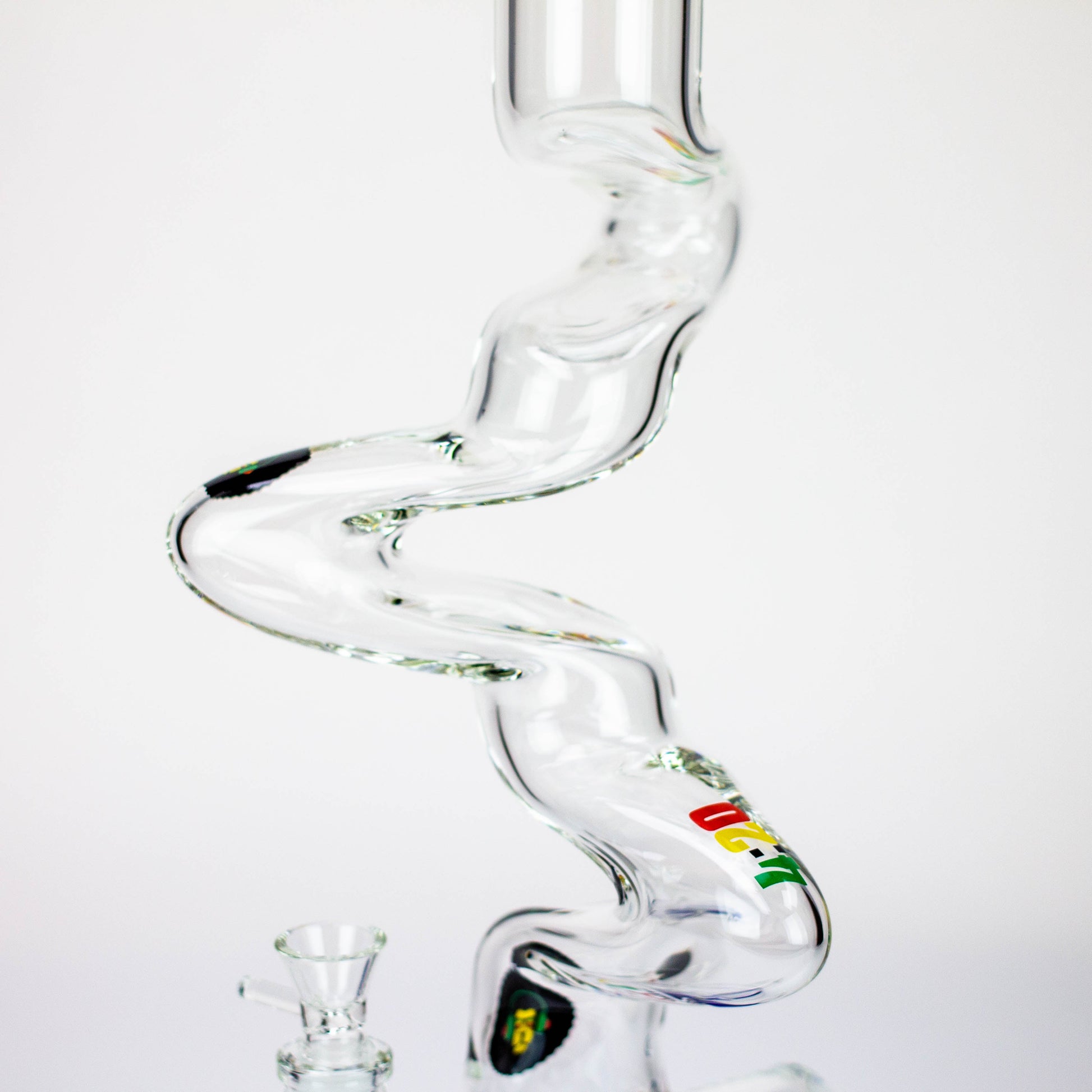 21" Xtream Kink Zong inline diffuser glass water bong [XTR-Z021]_1