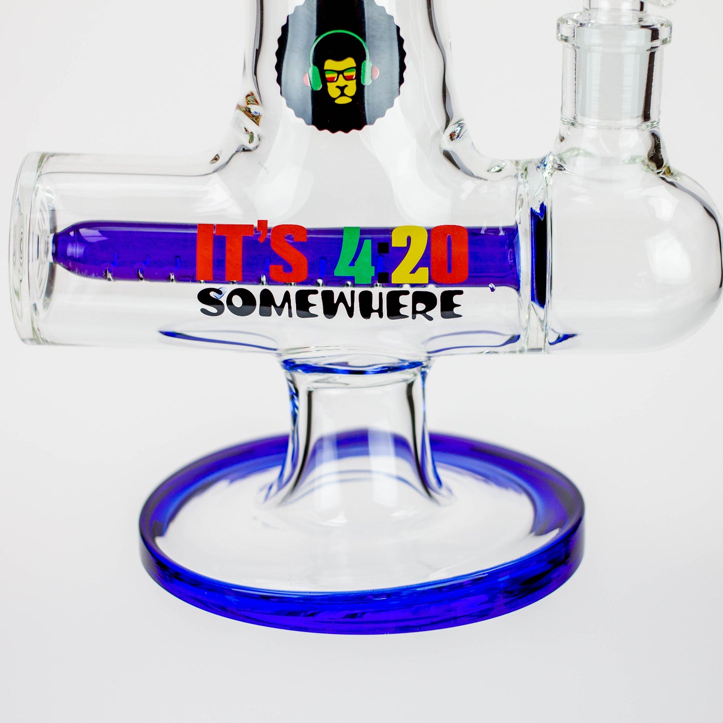 21" Xtream Kink Zong inline diffuser glass water bong [XTR-Z021]_7