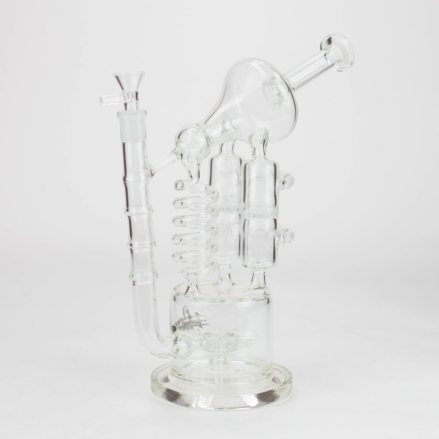 H2O | 12" Coil Glass water recycle bong [H2O-5027]_0