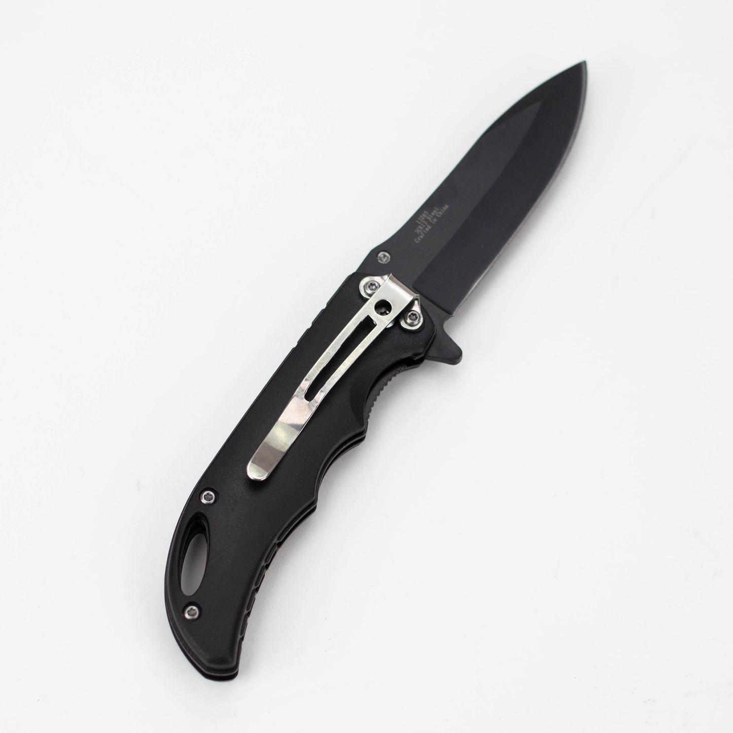 TheBoneEdge 7" Stainless Steel Folding Knife [Animal]_5