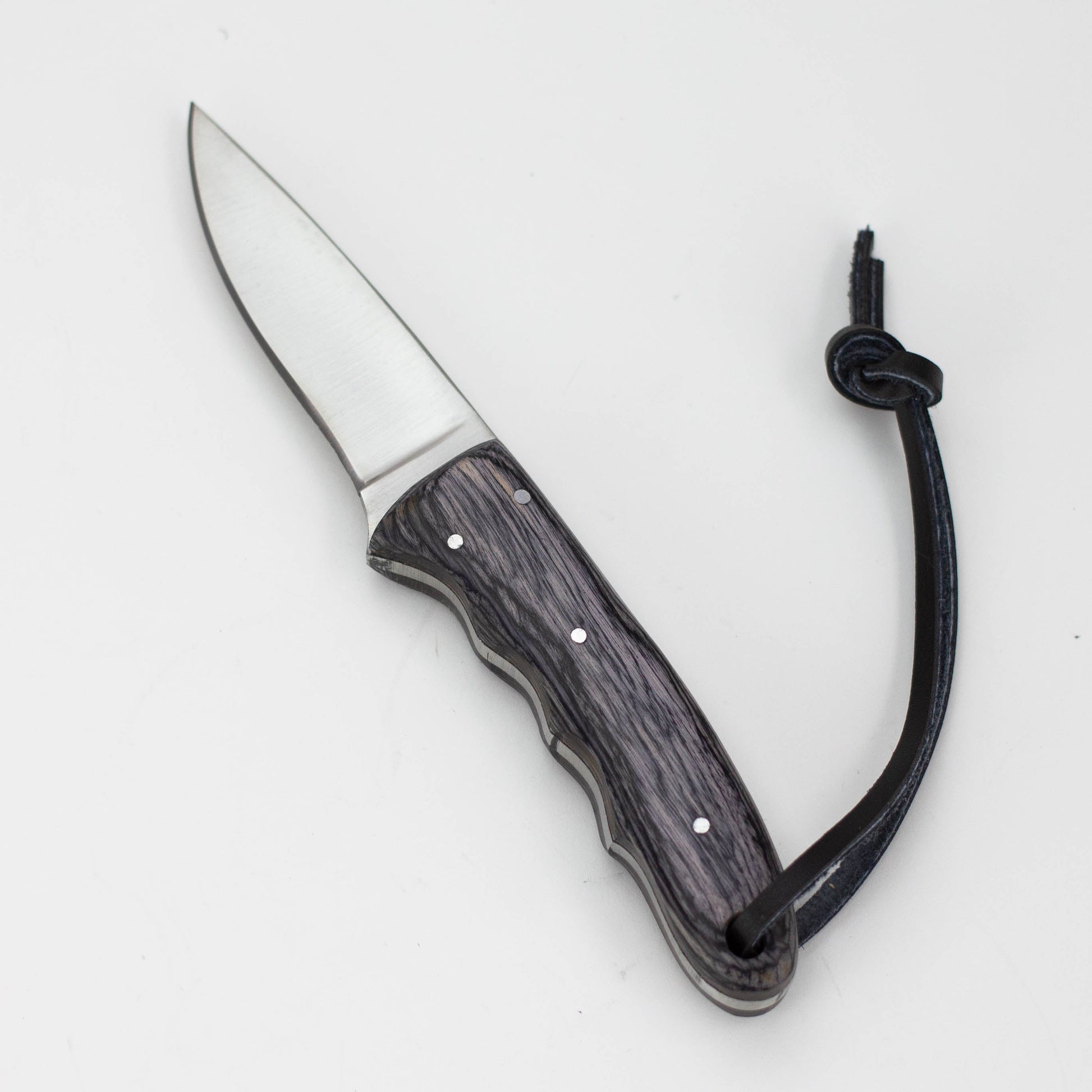 Red Deer 7.5 Inches Full Tang Gray Pakka Wood Hunting Knife [RD-107]_2
