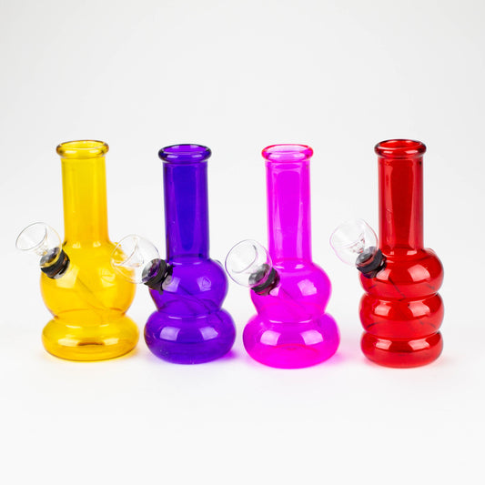 5" Assorted mini beaker glass water bong [PGWP-144]_0