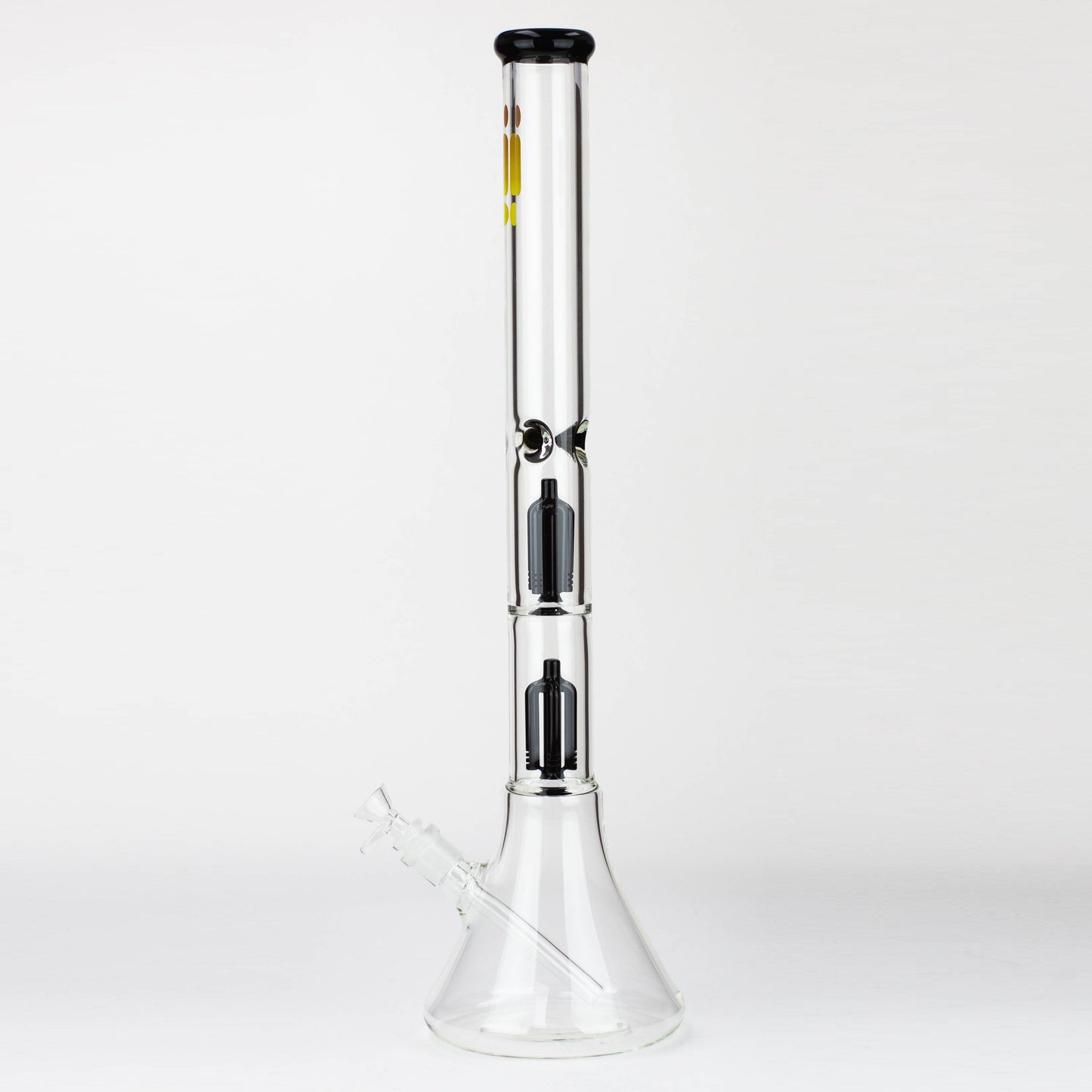 Infyniti | 24" Dual tree 7mm beaker glass water bong_9