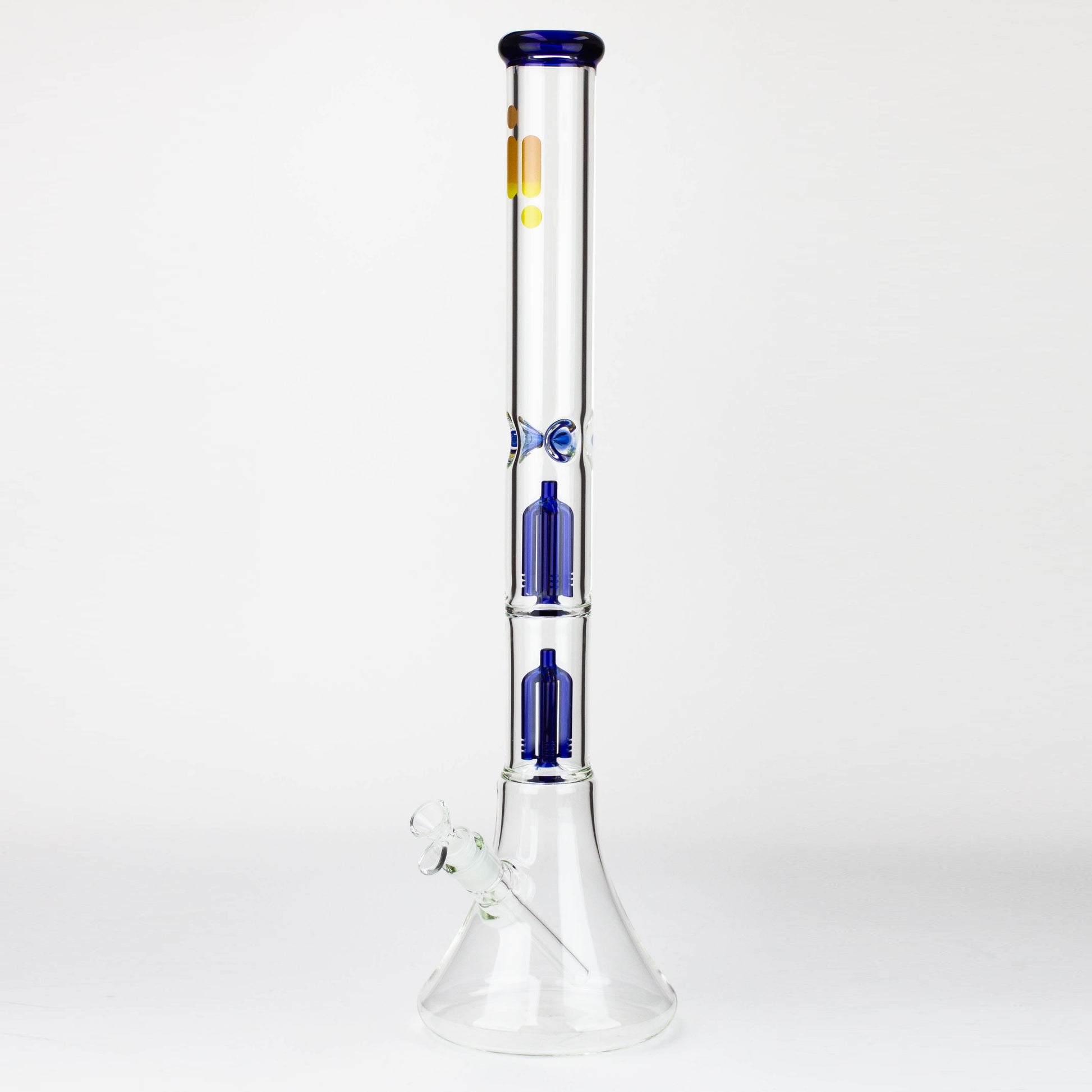 Infyniti | 24" Dual tree 7mm beaker glass water bong_3