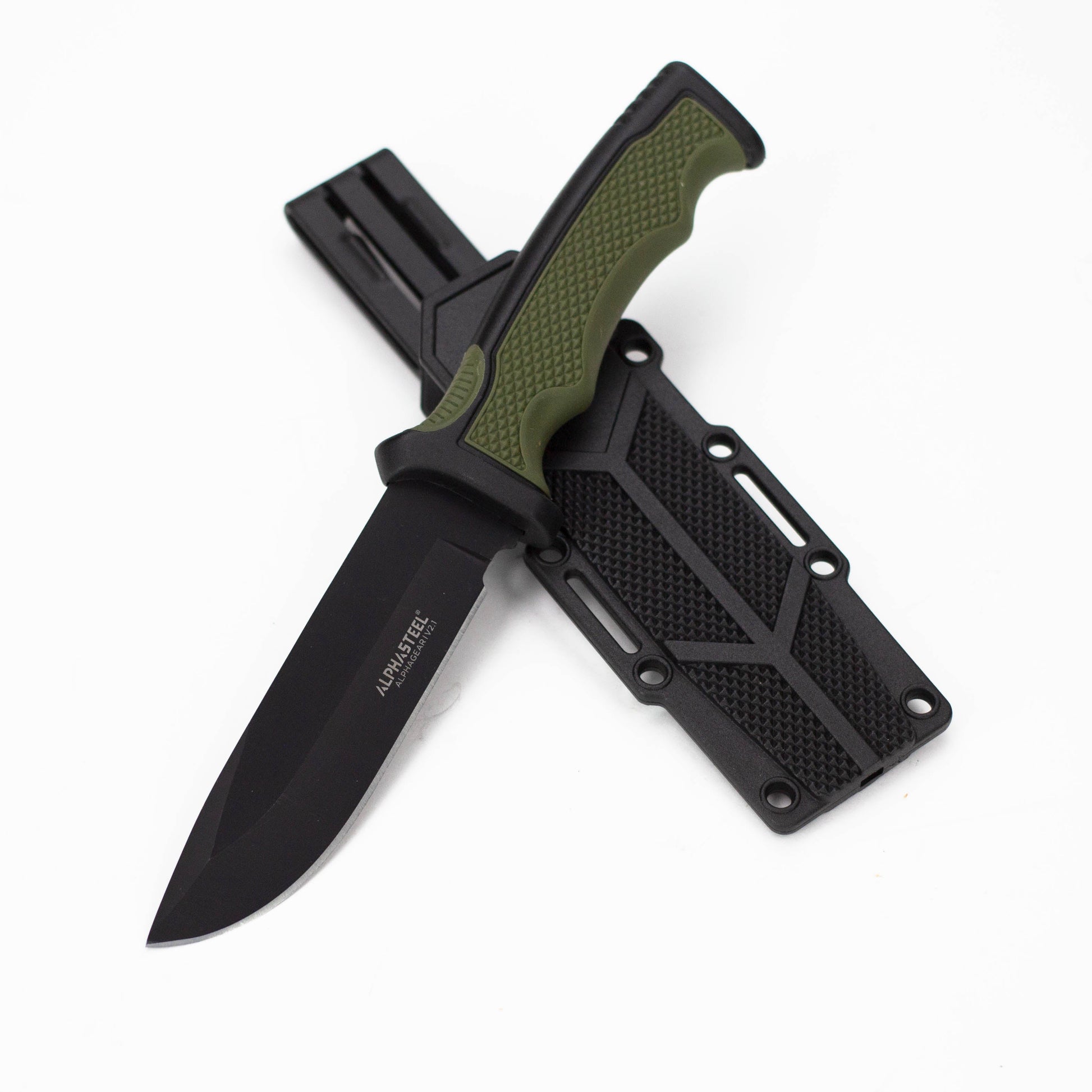 ALPHASTEEL | Fixed Blade Knife with ABS Sheath [2868]_3