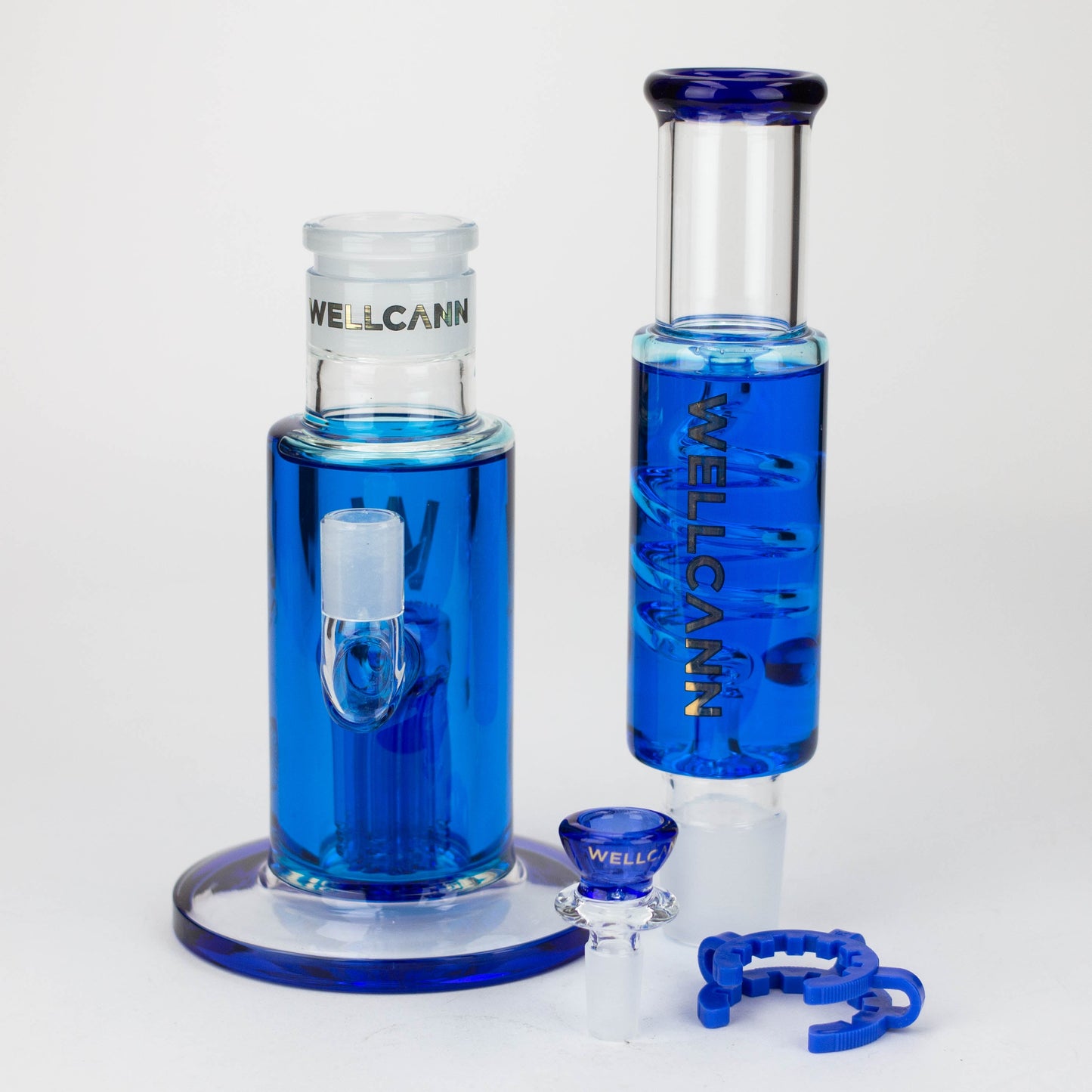 WELLCANN | 15" Glycerine Detachable Glass Bong [502]_4