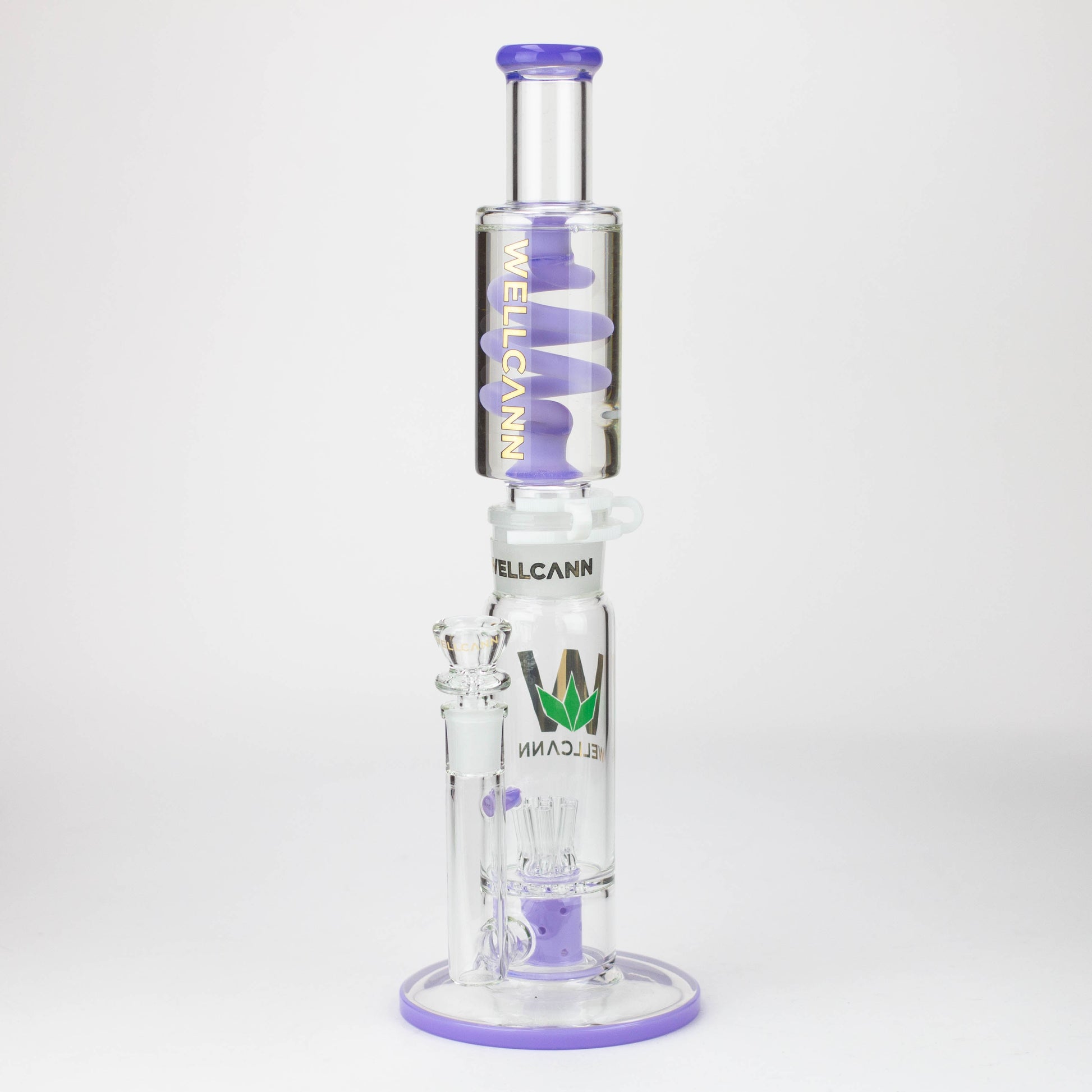 WELLCANN | 14.5" Glycerine Detachable Glass Bong [606]_8