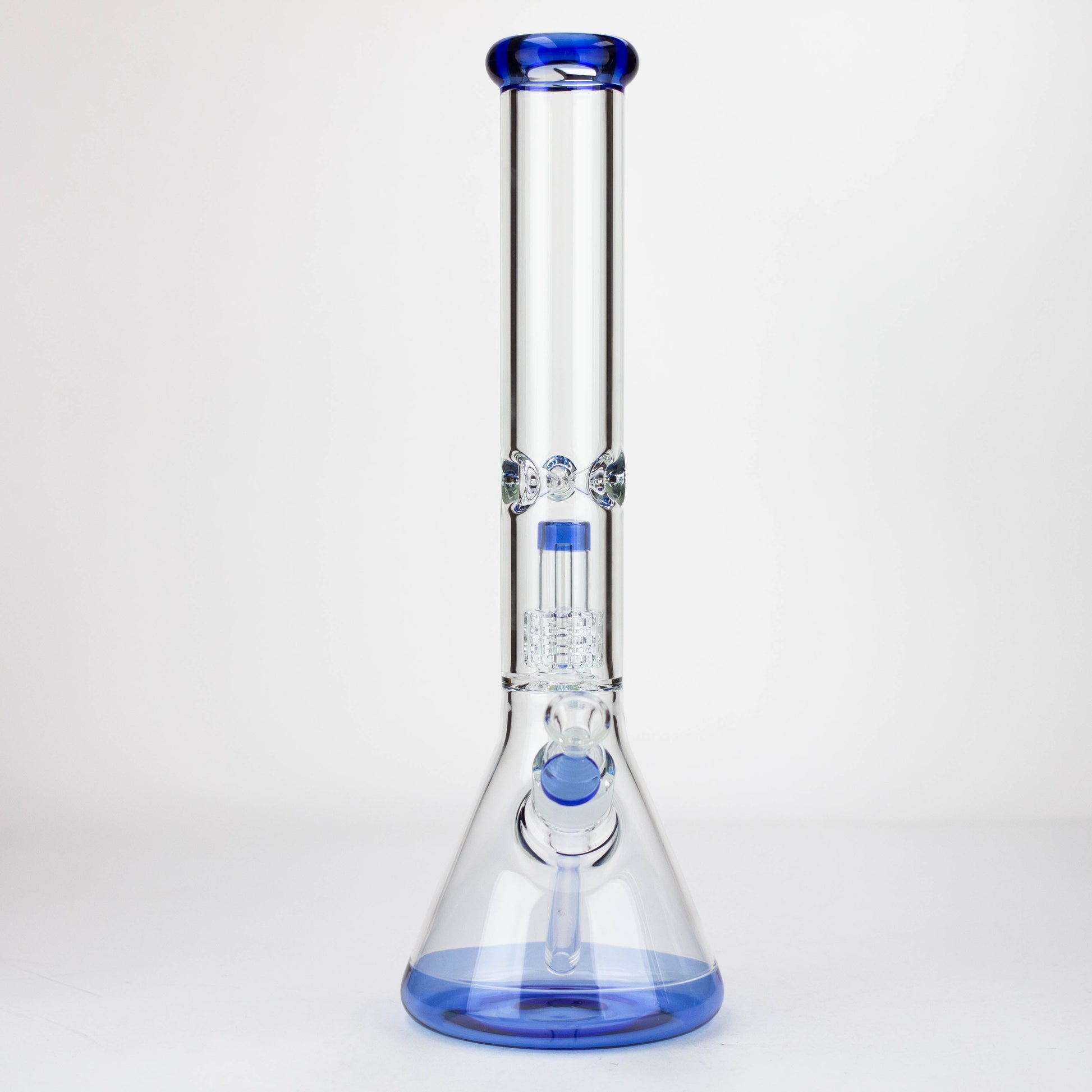 16" Single UFO perc 7mm glass water bong [G11024]_1