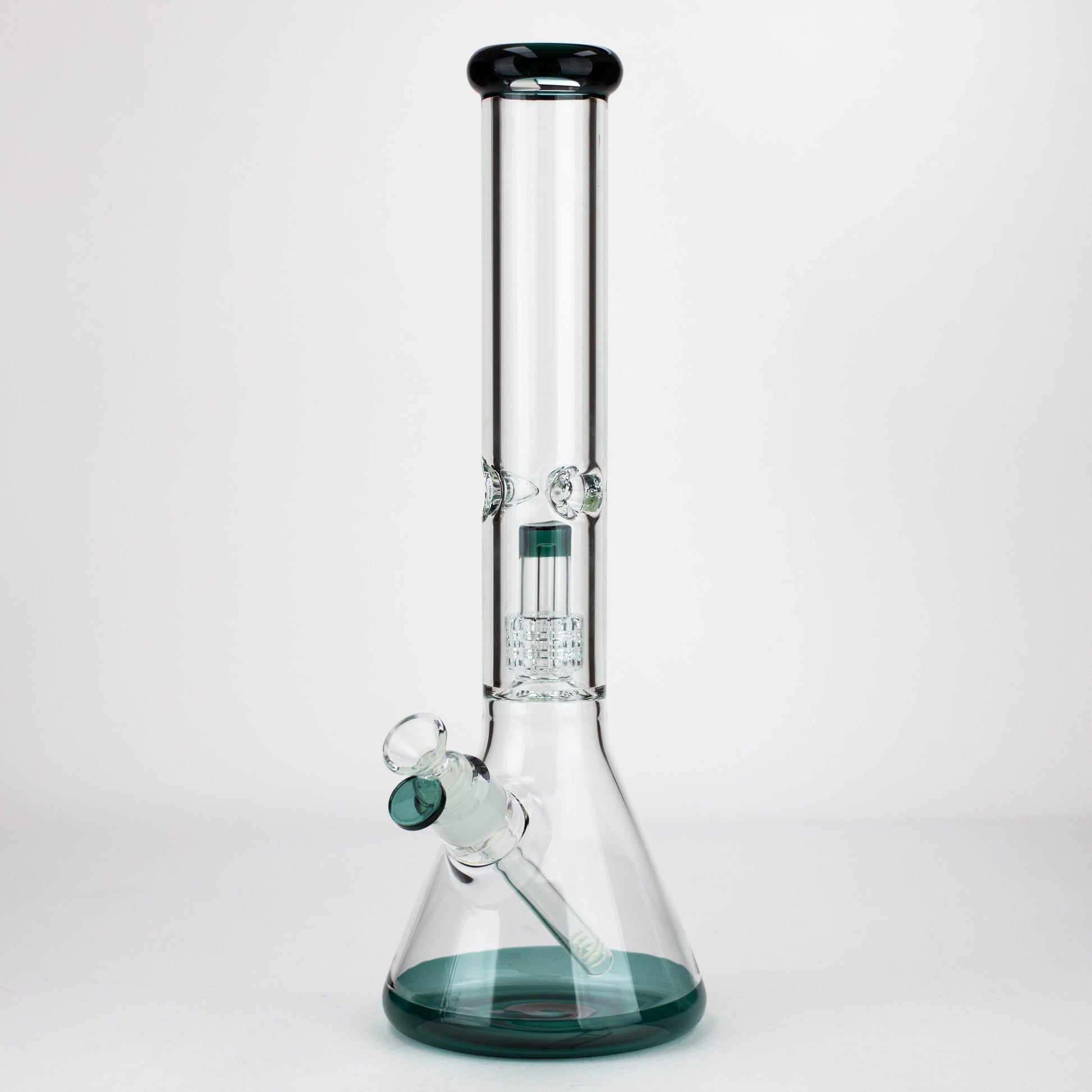 16" Single UFO perc 7mm glass water bong [G11024]_4