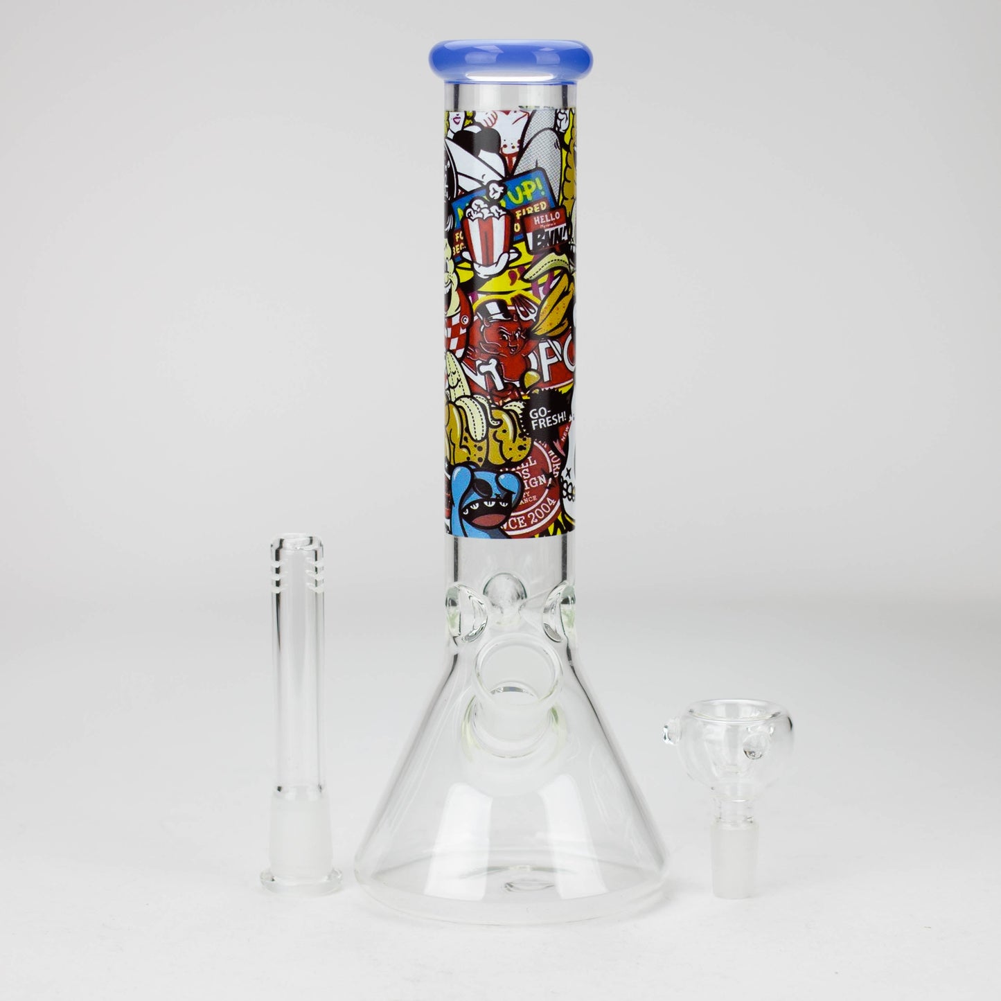 9.8" Cartoon glass water bong [C4114-93]_7