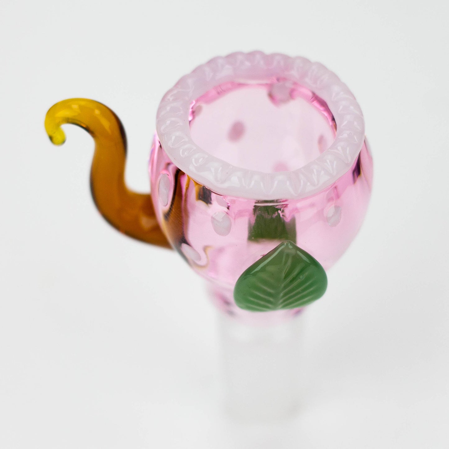 Pink Flower Glass Bowl [LM22]_2