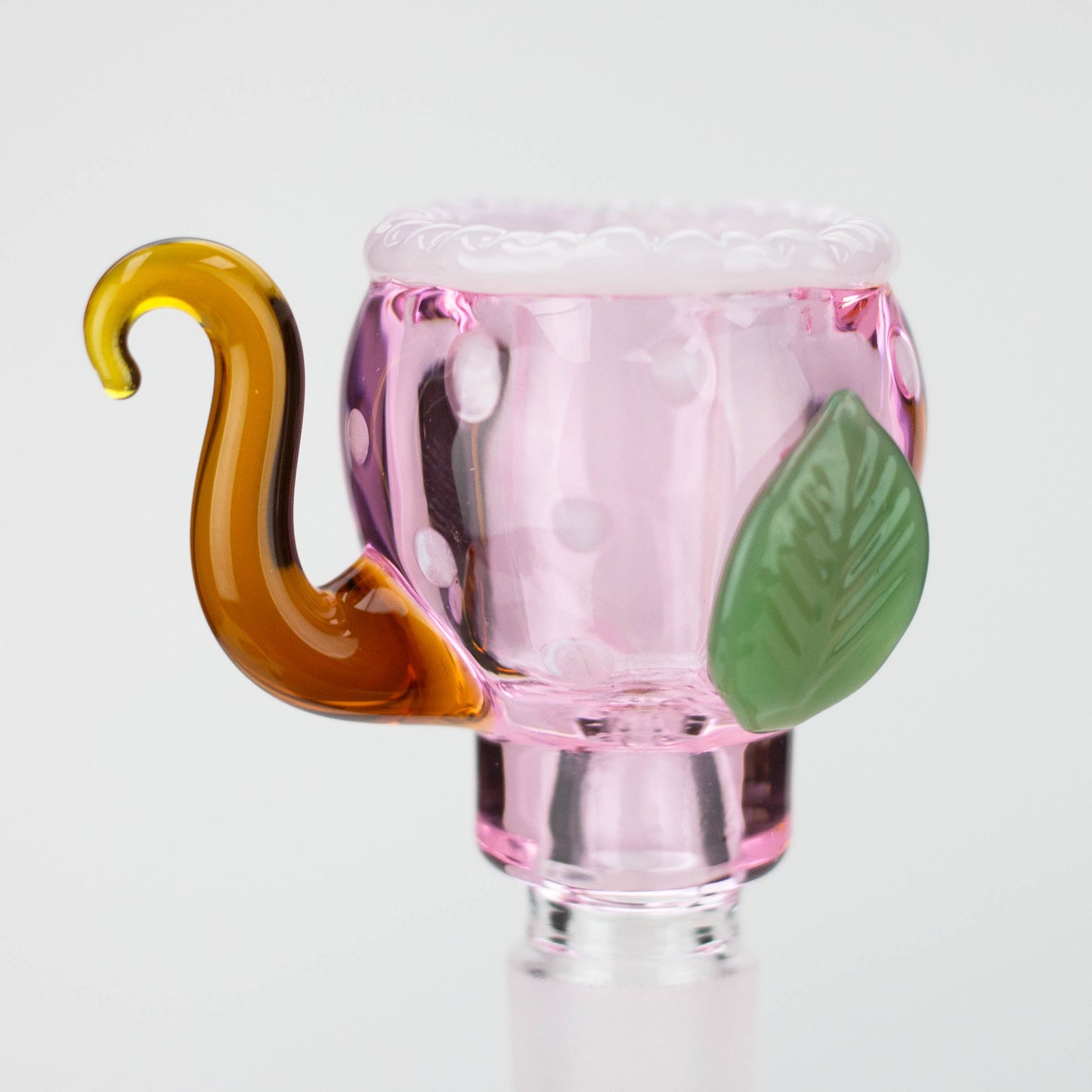 Pink Flower Glass Bowl [LM22]_1