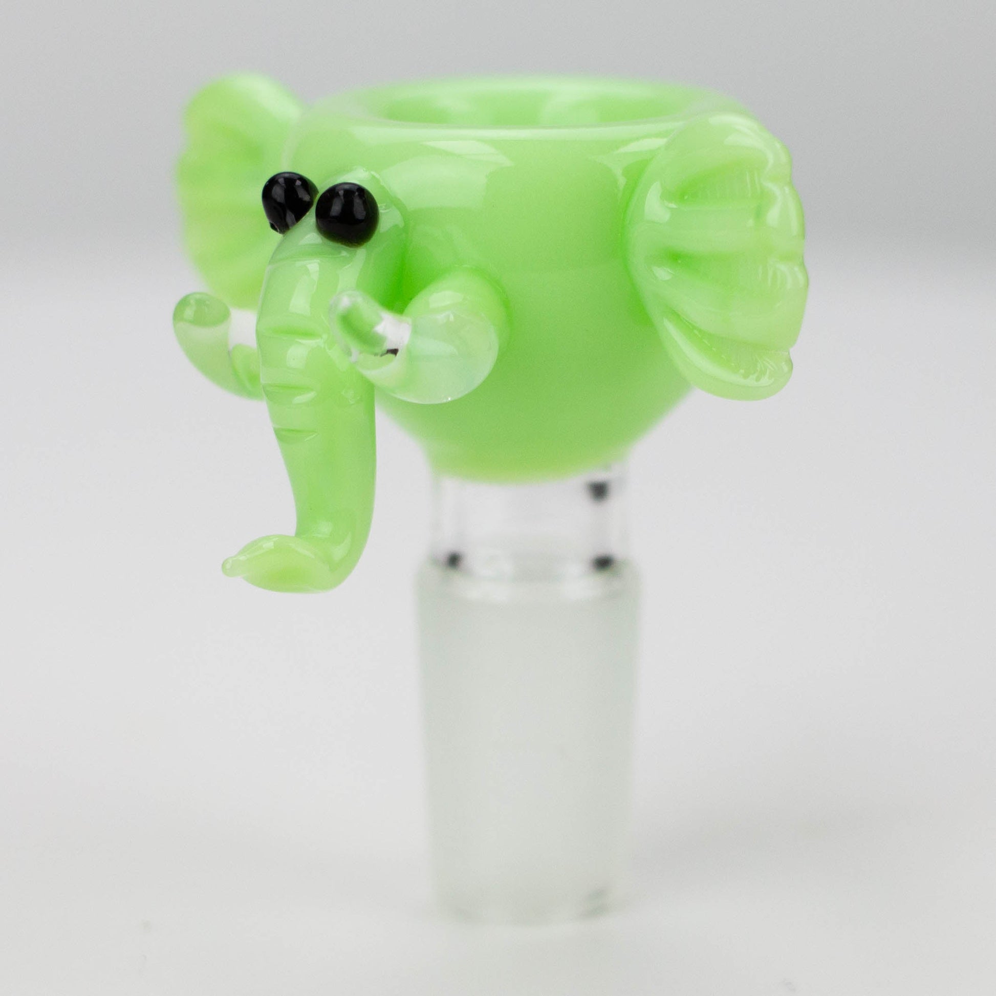 Milky Green Elephant Glass Bowl [LM23]_1