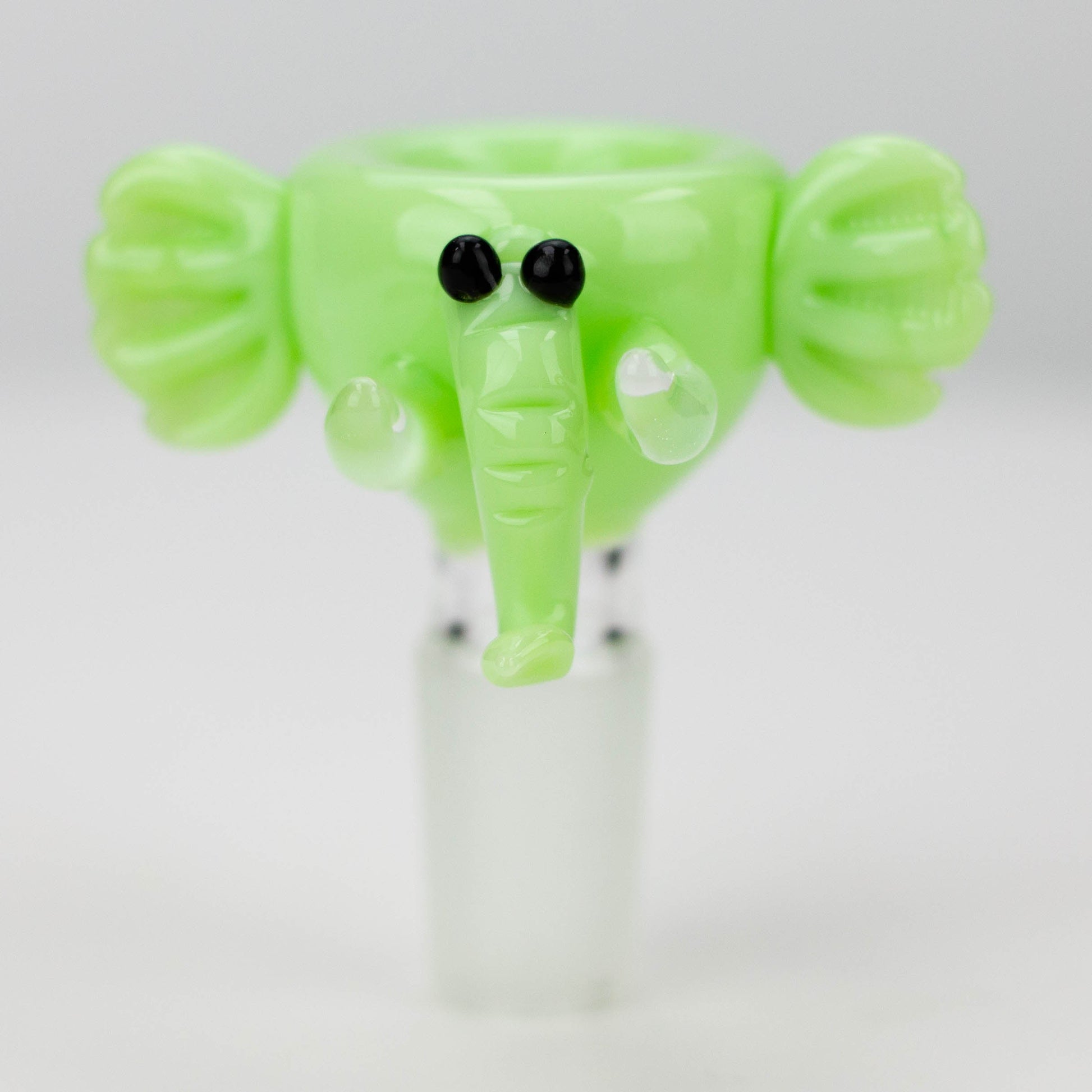 Milky Green Elephant Glass Bowl [LM23]_0