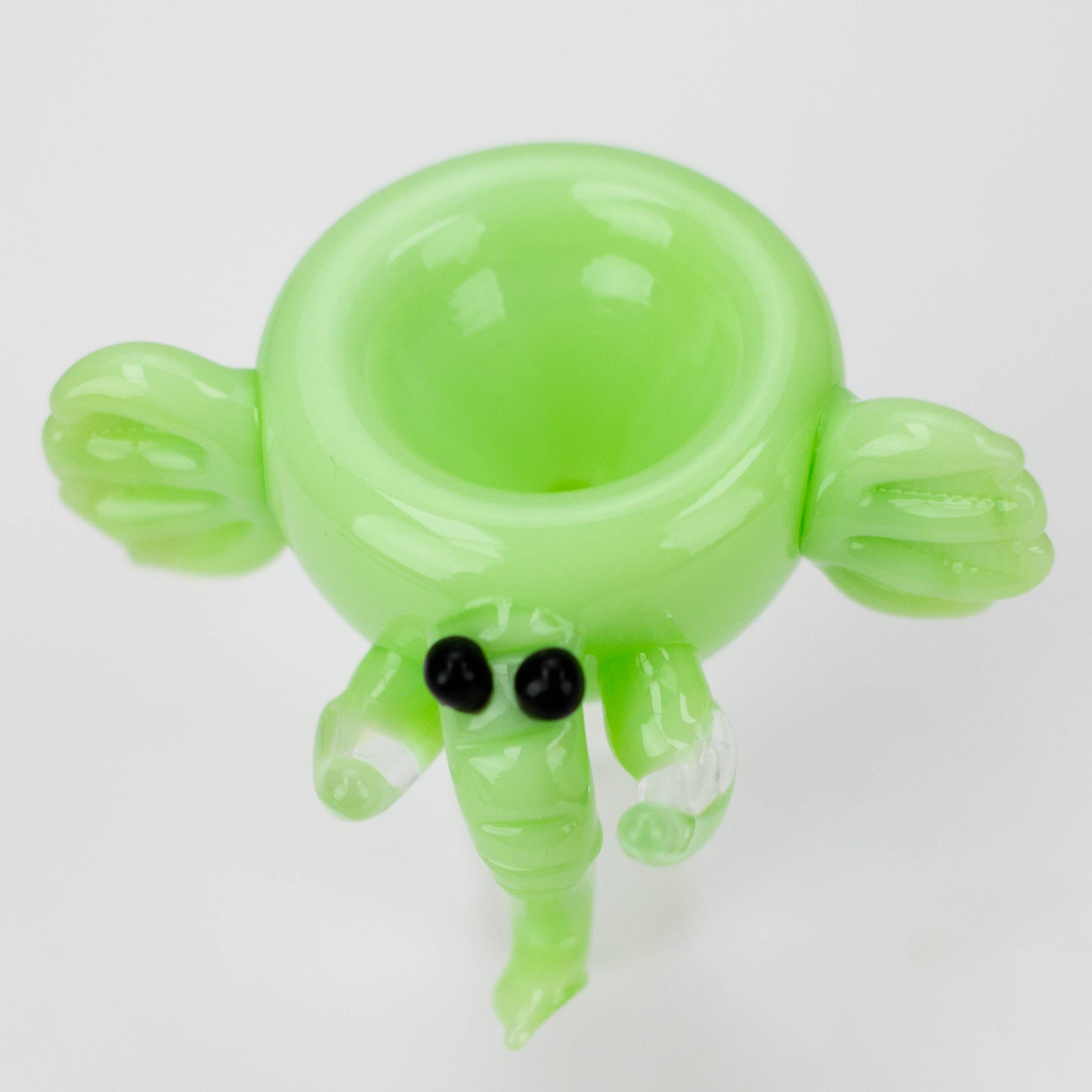 Milky Green Elephant Glass Bowl [LM23]_2