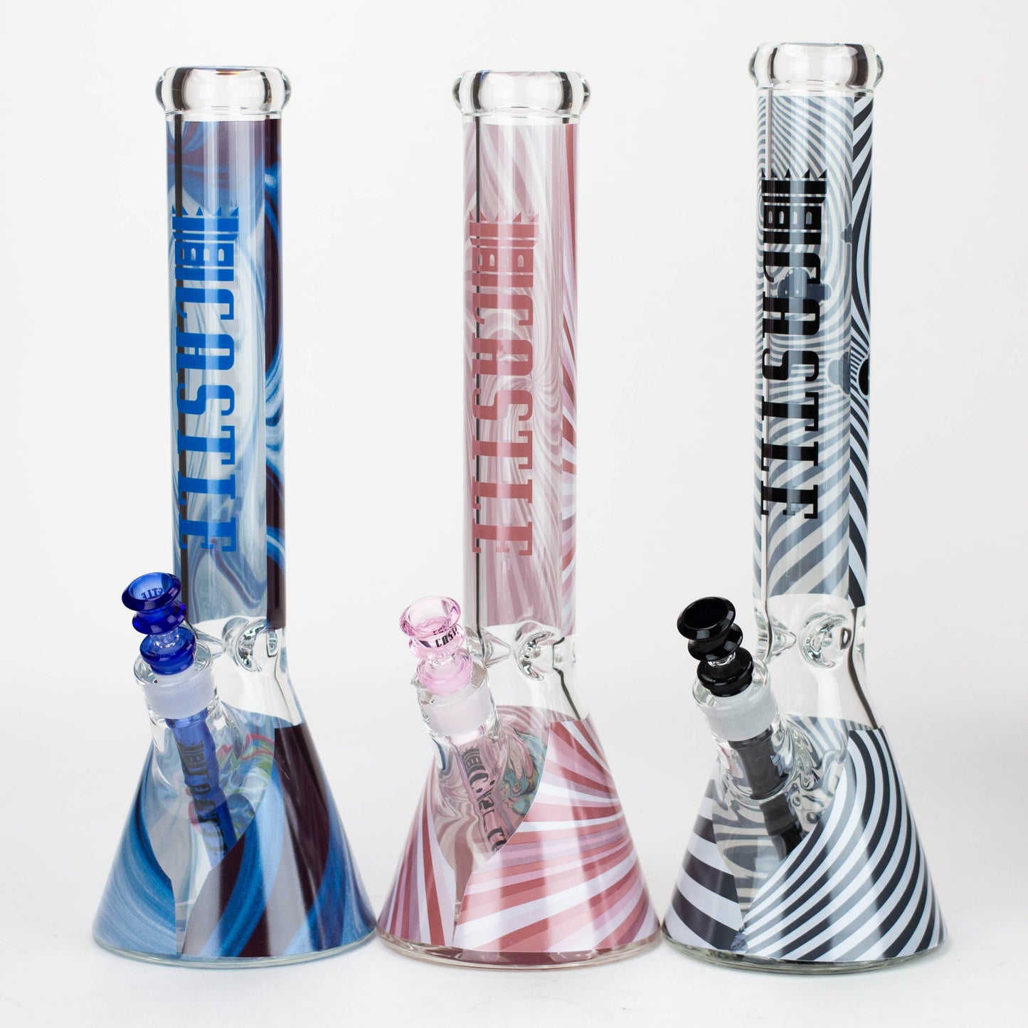 Castle Glassworks - 16" Decal Beaker Bong_0