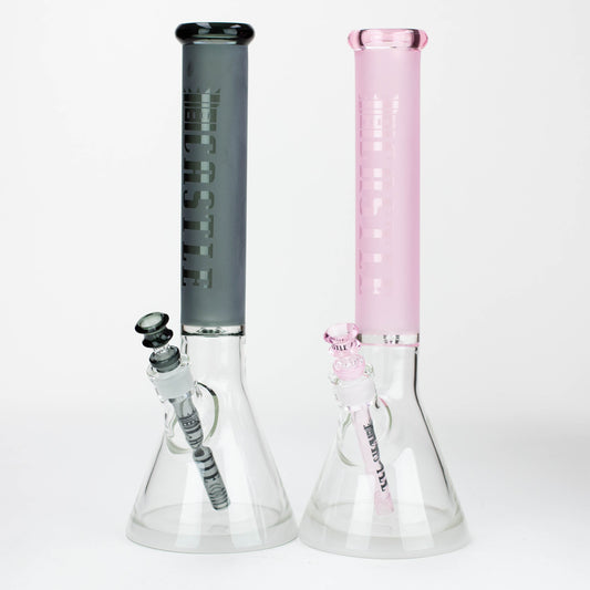 Castle Glassworks - 16" Frosted Tube Beaker Bong_0