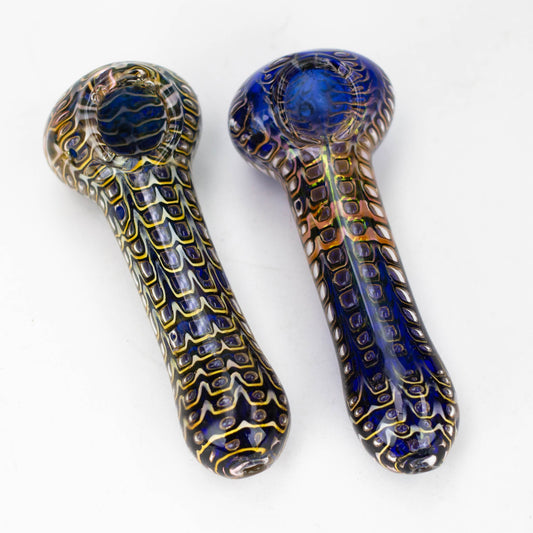 5" Gold Fumed Hand Pipe [10936]_0