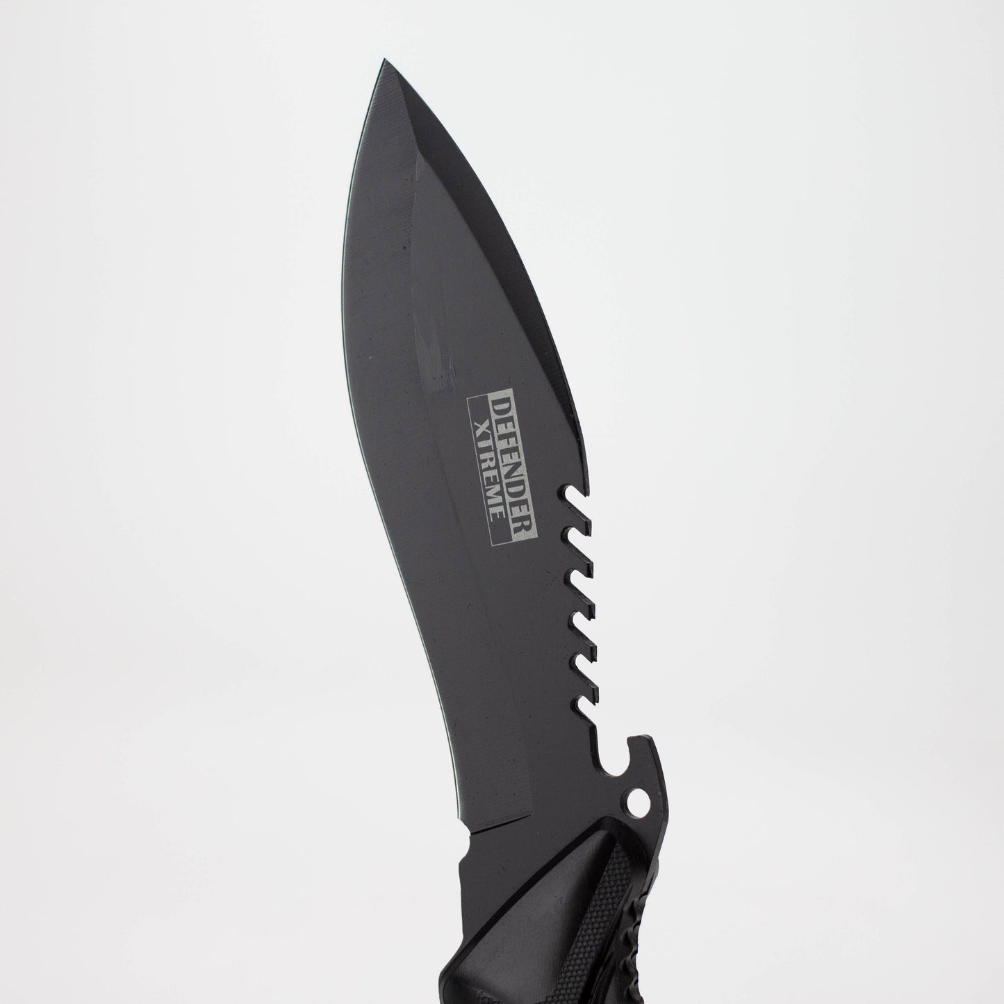 Defender-Xtream | 11" Black Hunting Knife with Sheath [6162]_3