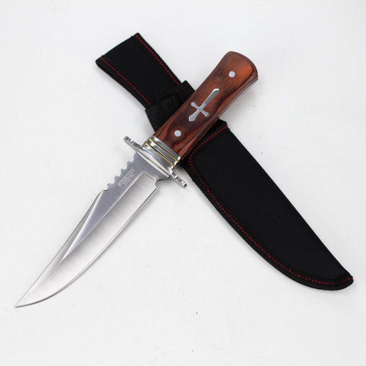 Defender-Xtream | 11" Hunting Knife Full Tang Stainless Steel Blade with Wood Handle [8155]_0