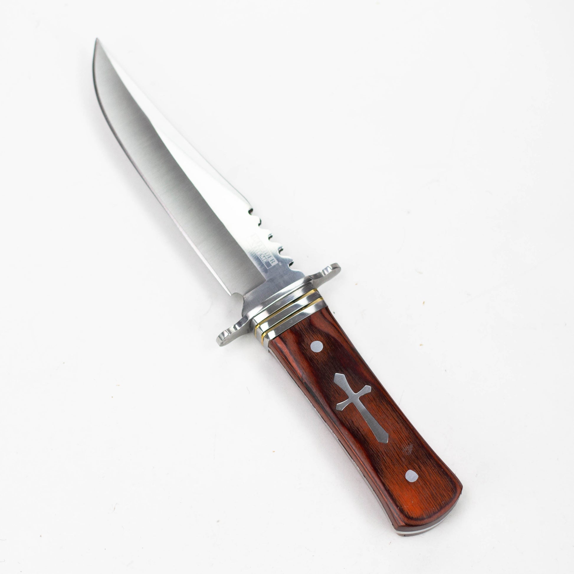 Defender-Xtream | 11" Hunting Knife Full Tang Stainless Steel Blade with Wood Handle [8155]_2
