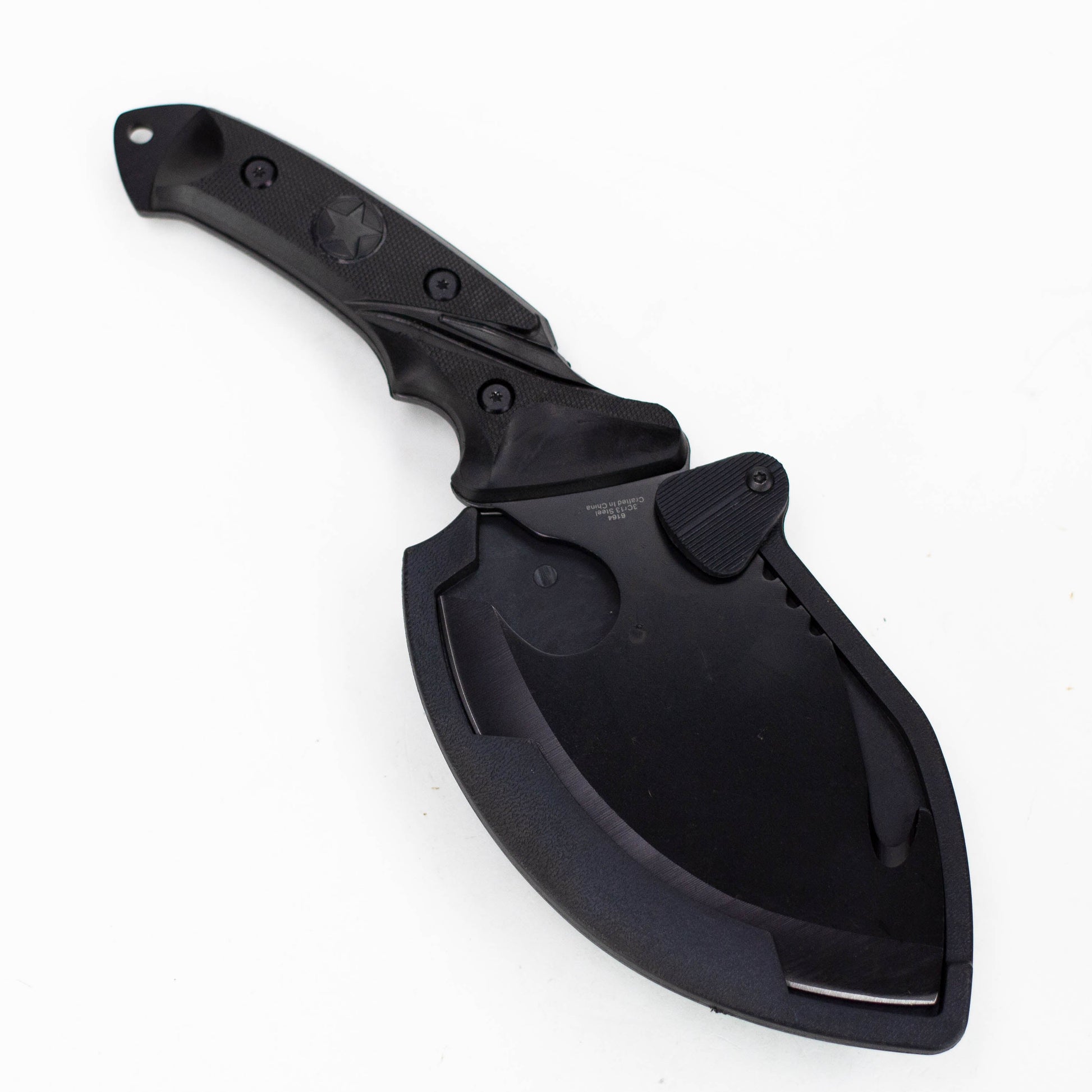 Defender-Xtream | 10" Black Skinner Knife with Sheath [6164]_1