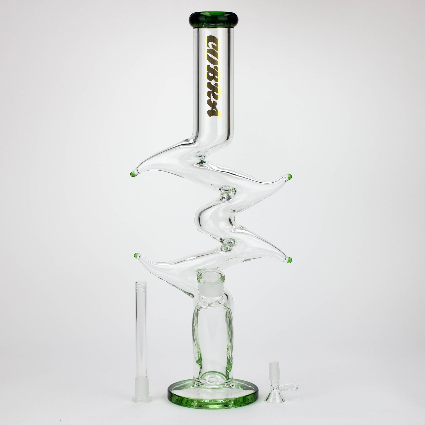 COBRA | 19" Kink Zong glass water bong_8