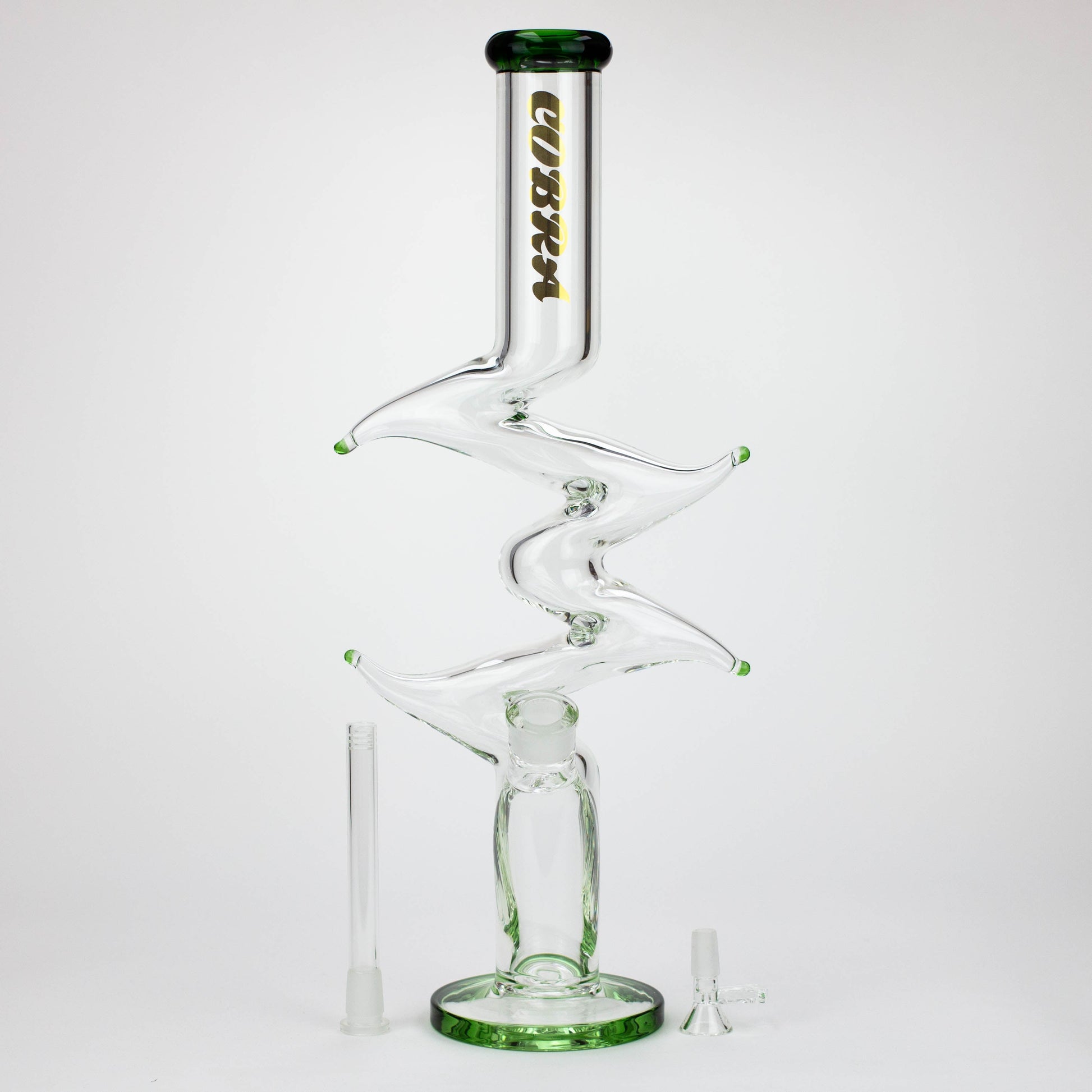 COBRA | 19" Kink Zong glass water bong_8