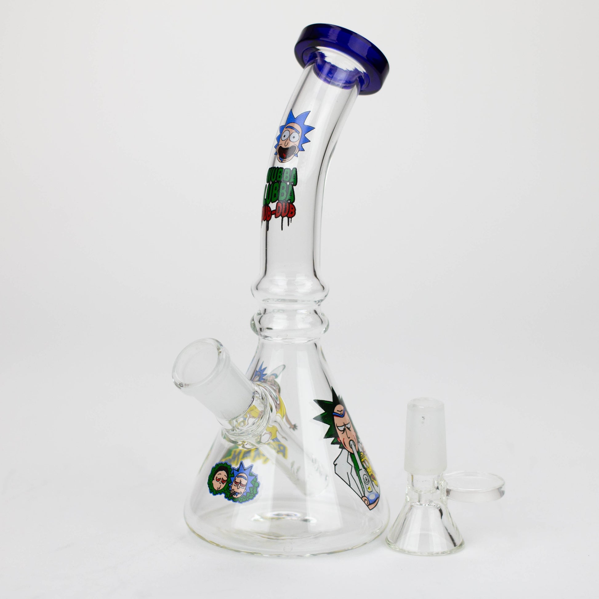 6" RM design glass water bong [BH104]_5